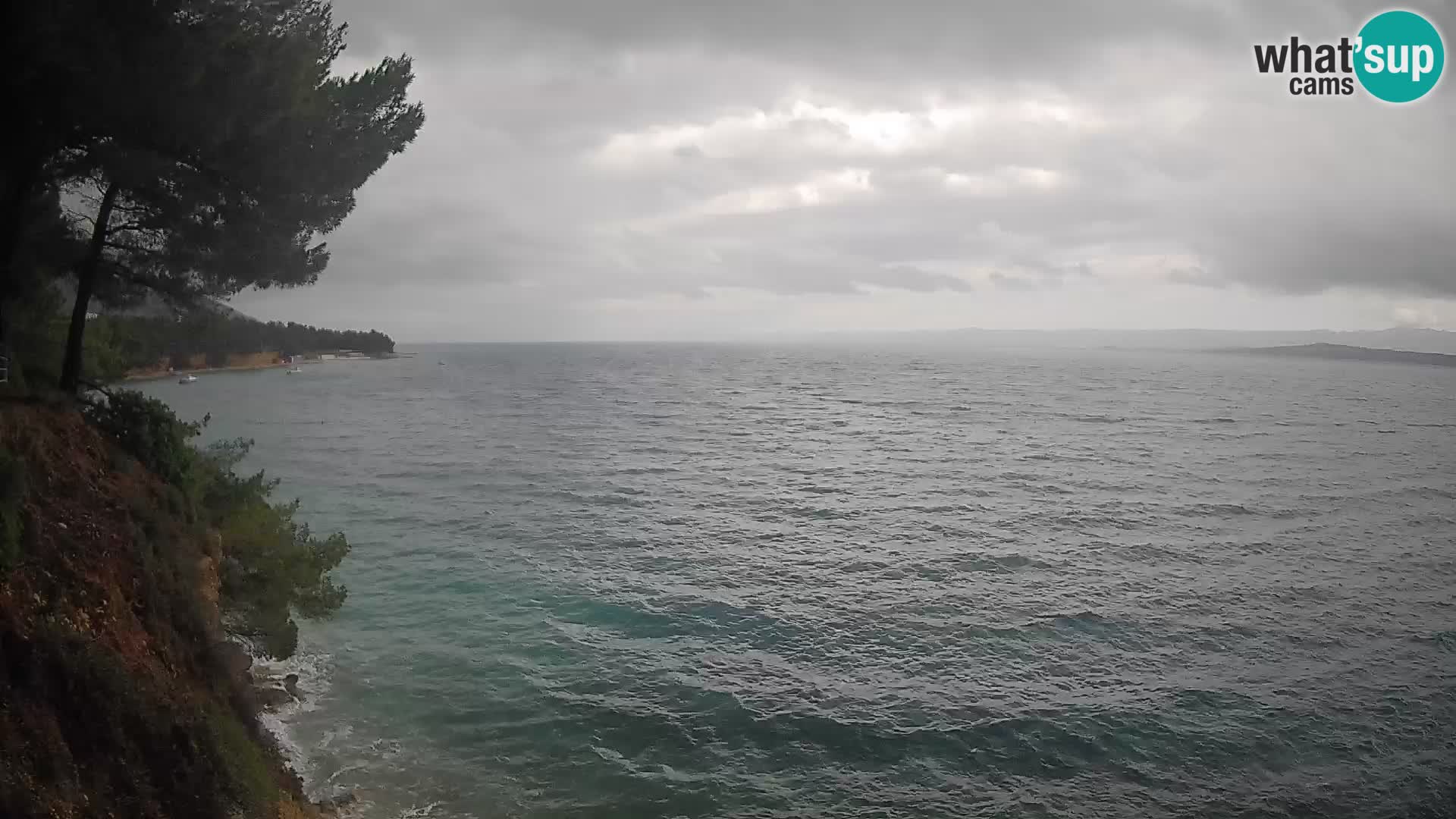 Web kamera Potočine Bol – Pogled uživo na plažu Borak, otok Brač