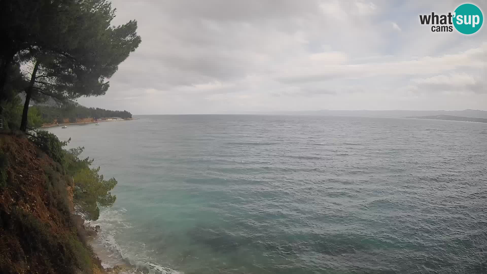 Webcam plage Potočine Bol – Vue en direct sur Borak Beach, île de Brač