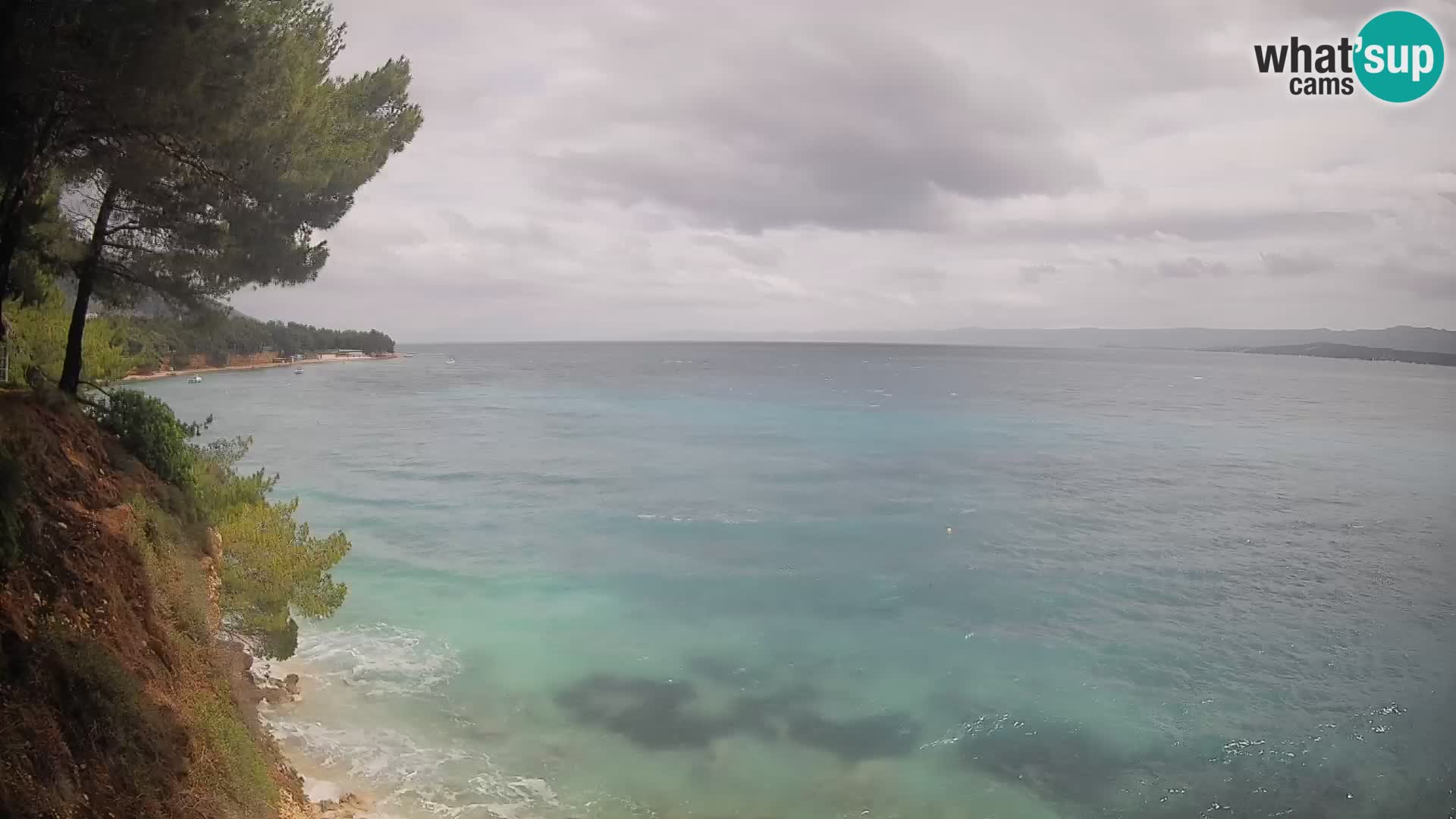 Webcam Potočine Beach Bol – Live View of Borak Beach, Brač Island