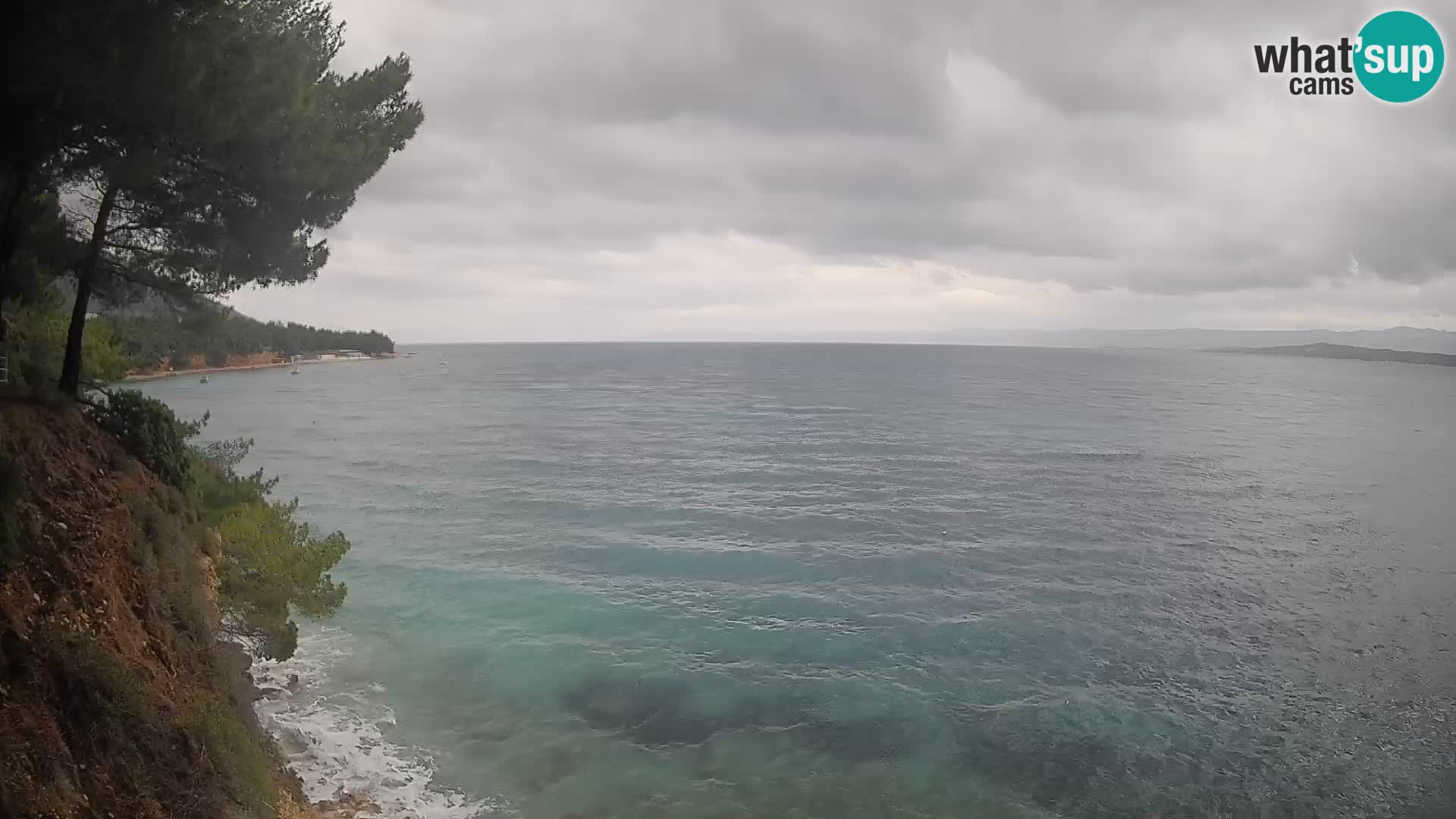 Webcam plage Potočine Bol – Vue en direct sur Borak Beach, île de Brač