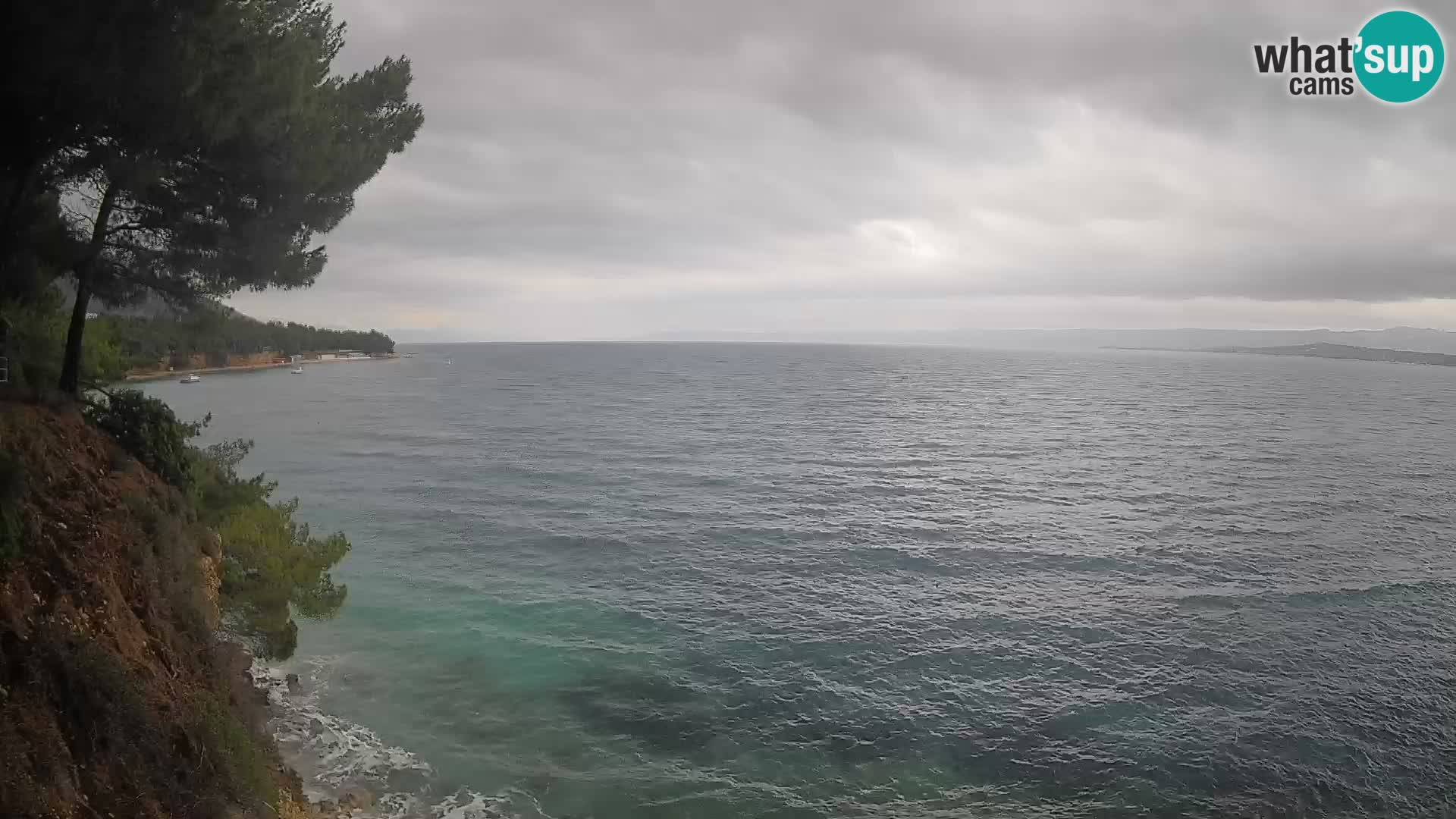 Webcam Playa Potočine Bol – Vista en vivo de Borak Beach, Isla de Brač