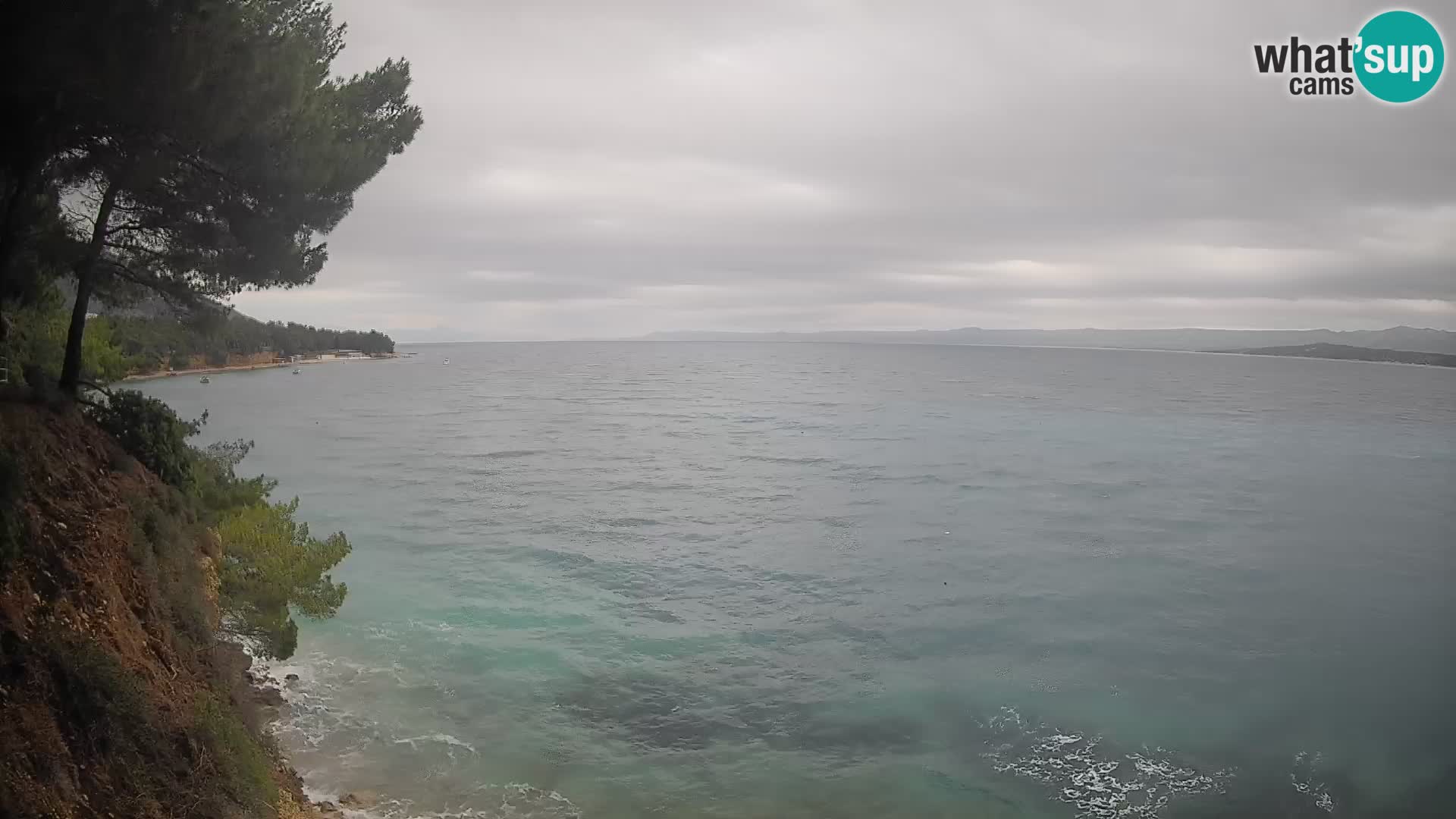 Webcam Potočine Beach Bol – Live View of Borak Beach, Brač Island