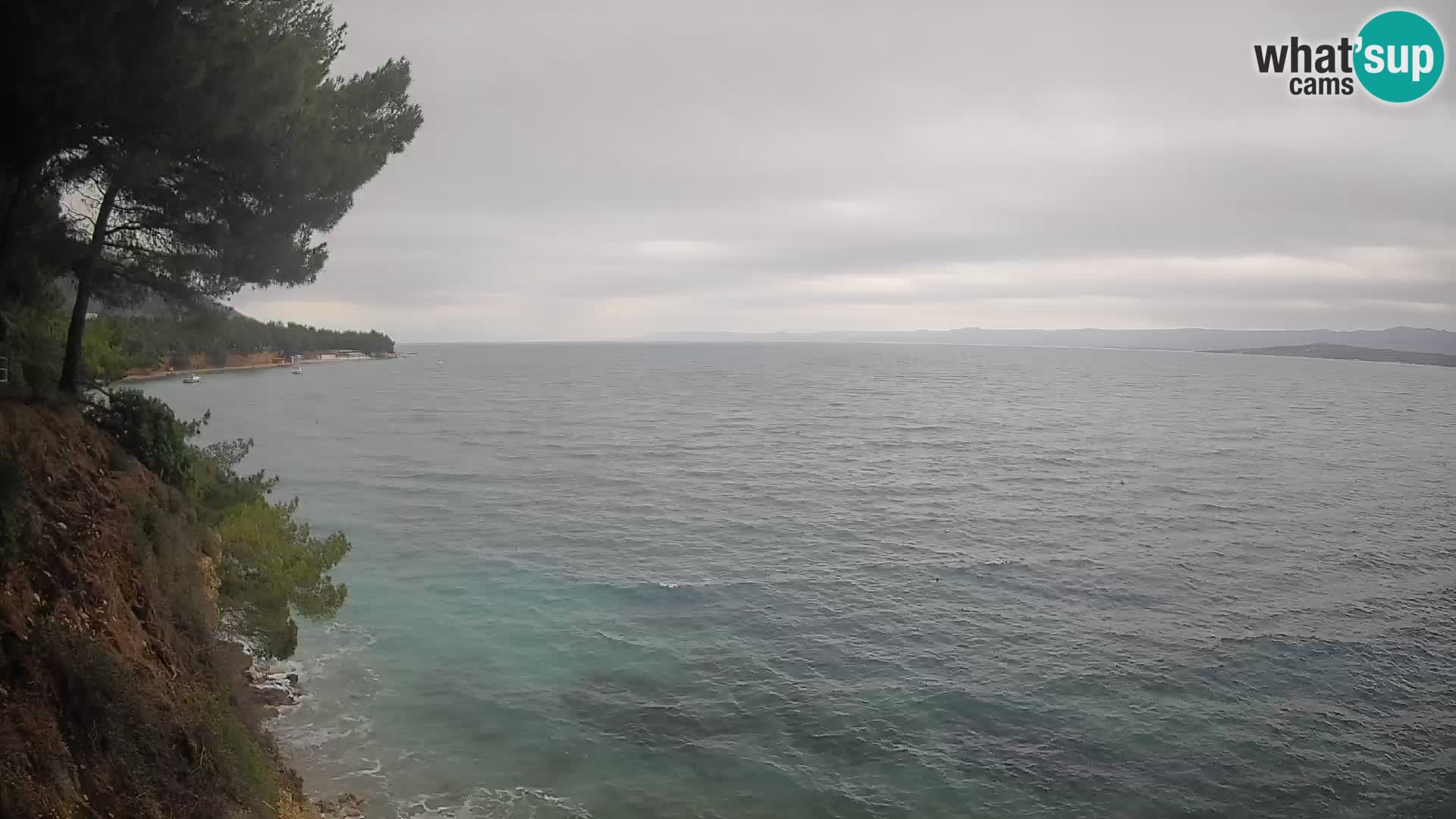 Web kamera Potočine Bol – Pogled uživo na plažu Borak, otok Brač