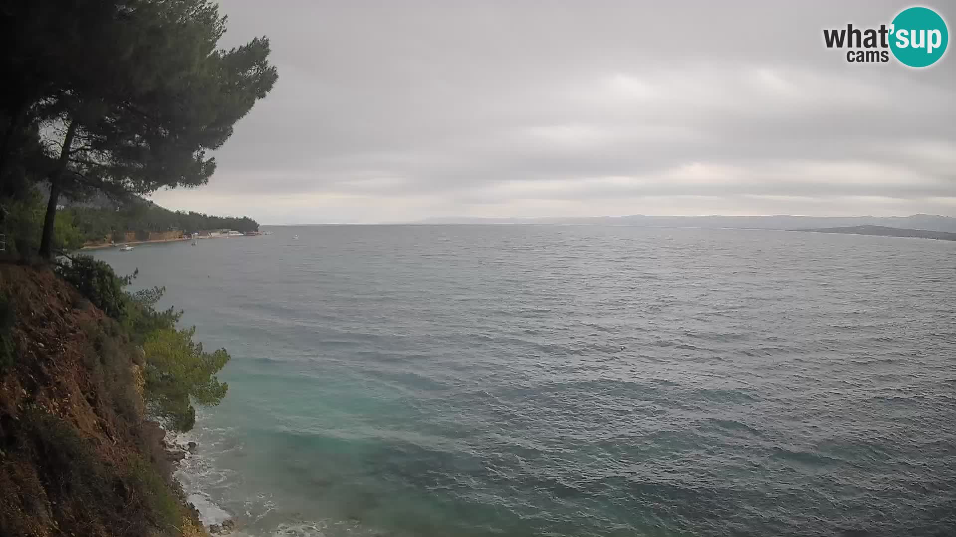 Webcam Potočine Beach Bol – Live View of Borak Beach, Brač Island