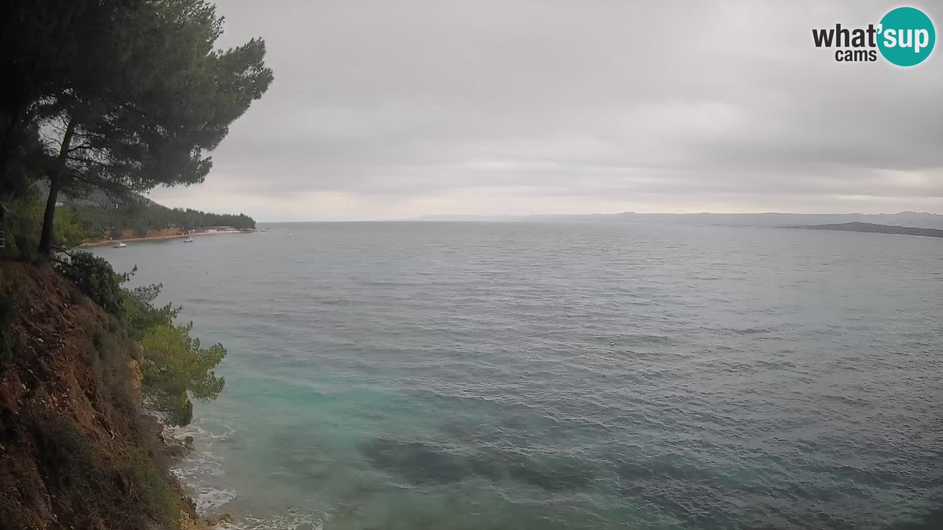Webcam Potočine Beach Bol – Live View of Borak Beach, Brač Island