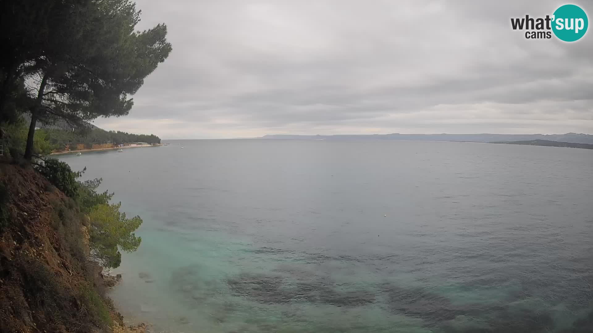 Webcam Potočine Beach Bol – Live View of Borak Beach, Brač Island