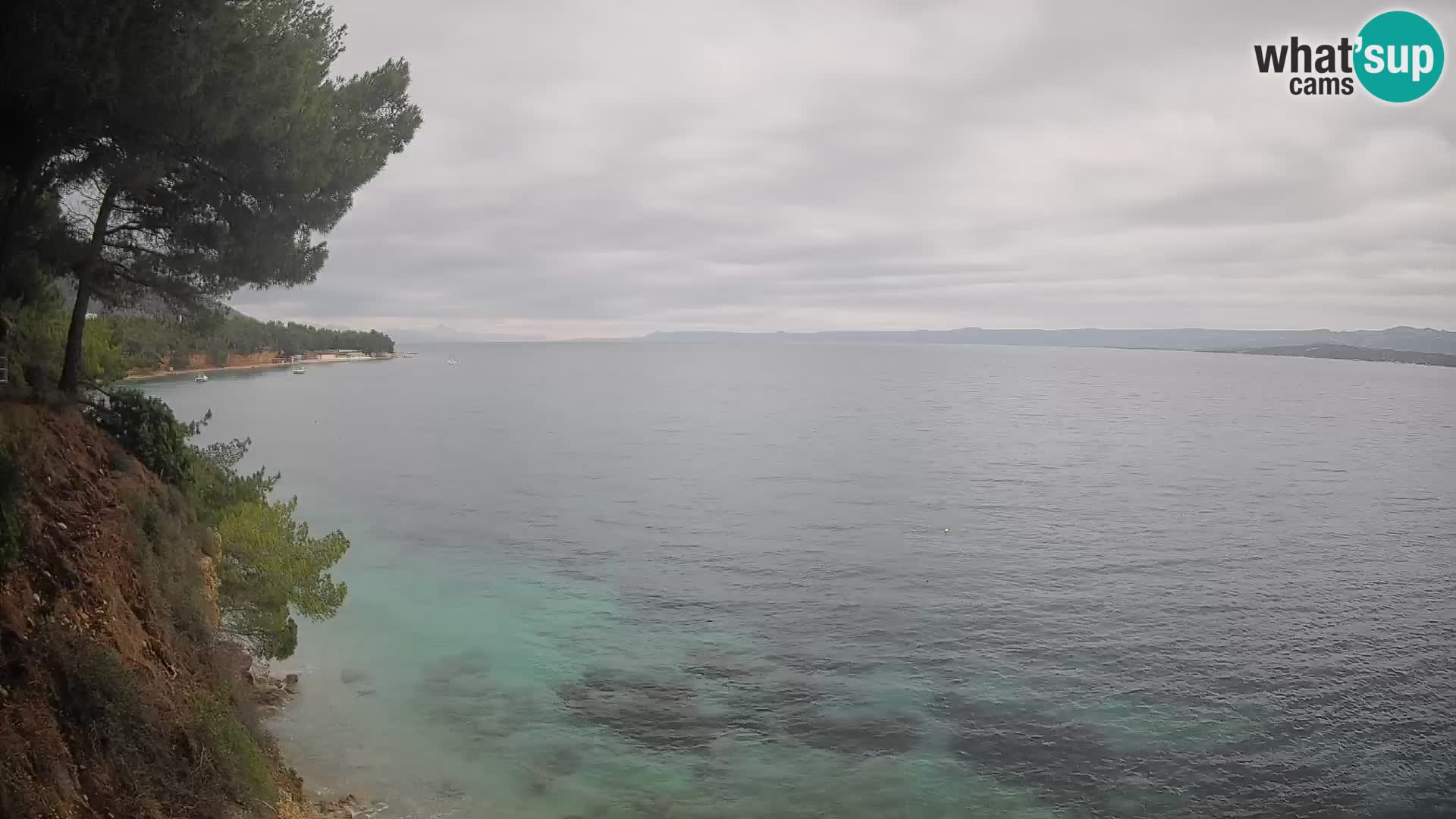 Webcam Potočine Beach Bol – Live View of Borak Beach, Brač Island