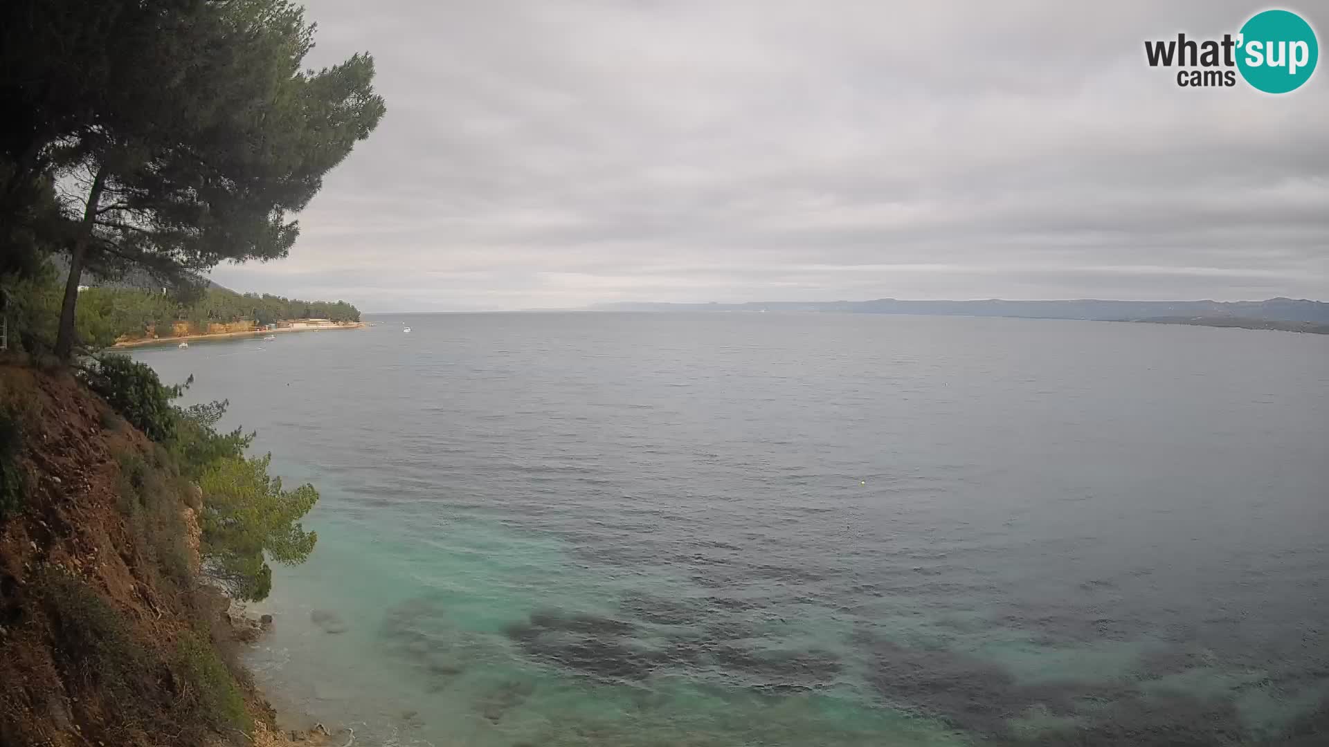 Webcam plage Potočine Bol – Vue en direct sur Borak Beach, île de Brač