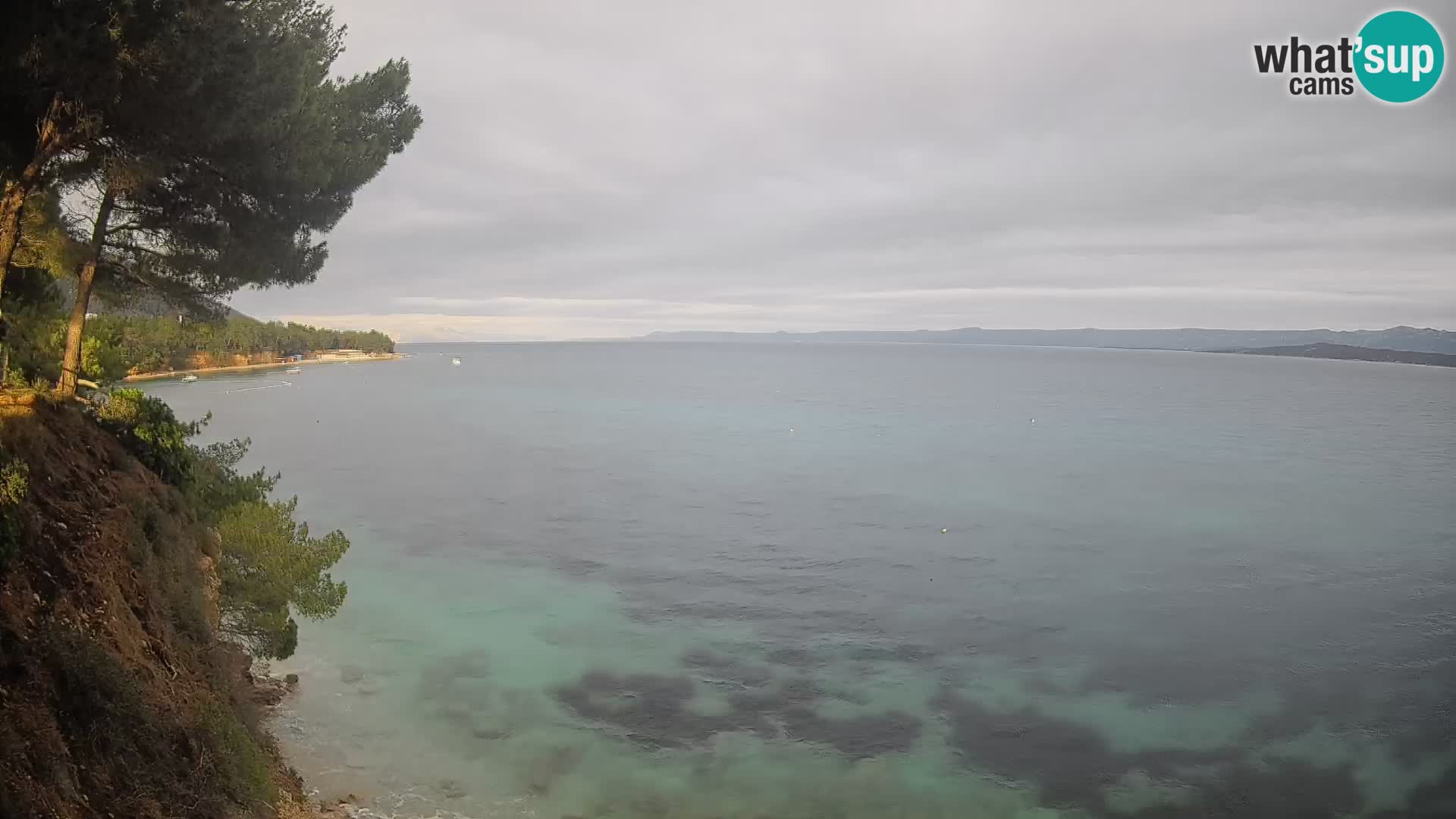 Webcam Strand Potočine Bol – Liveblick auf Borak Beach, Insel Brač