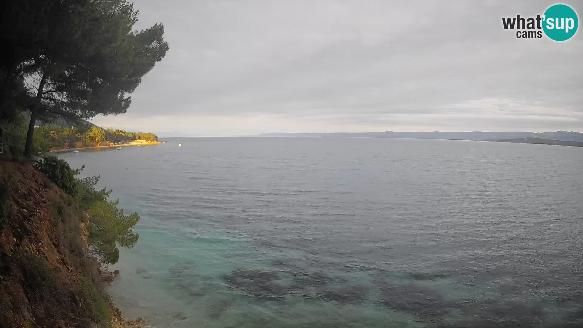 Webcam Strand Potočine Bol – Liveblick auf Borak Beach, Insel Brač