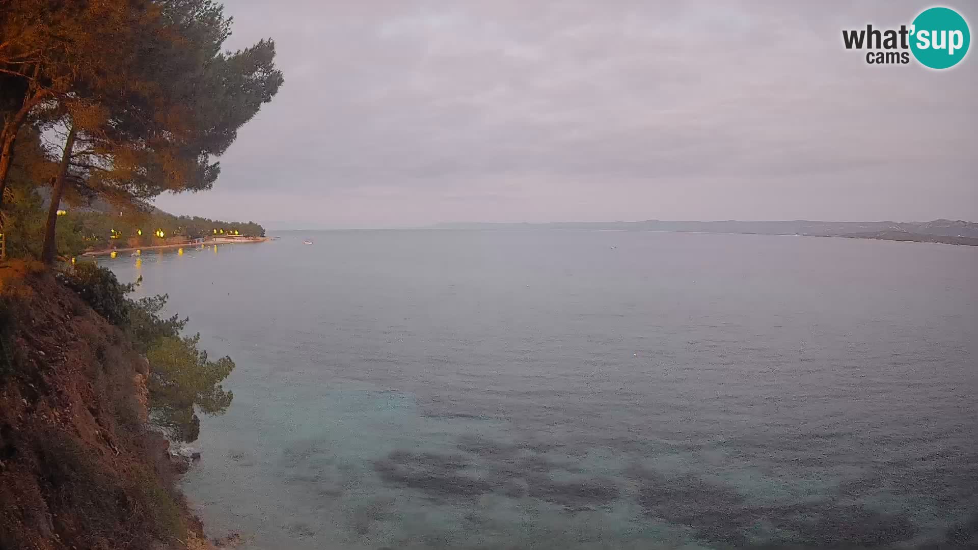 Webcam Potočine Beach Bol – Live View of Borak Beach, Brač Island