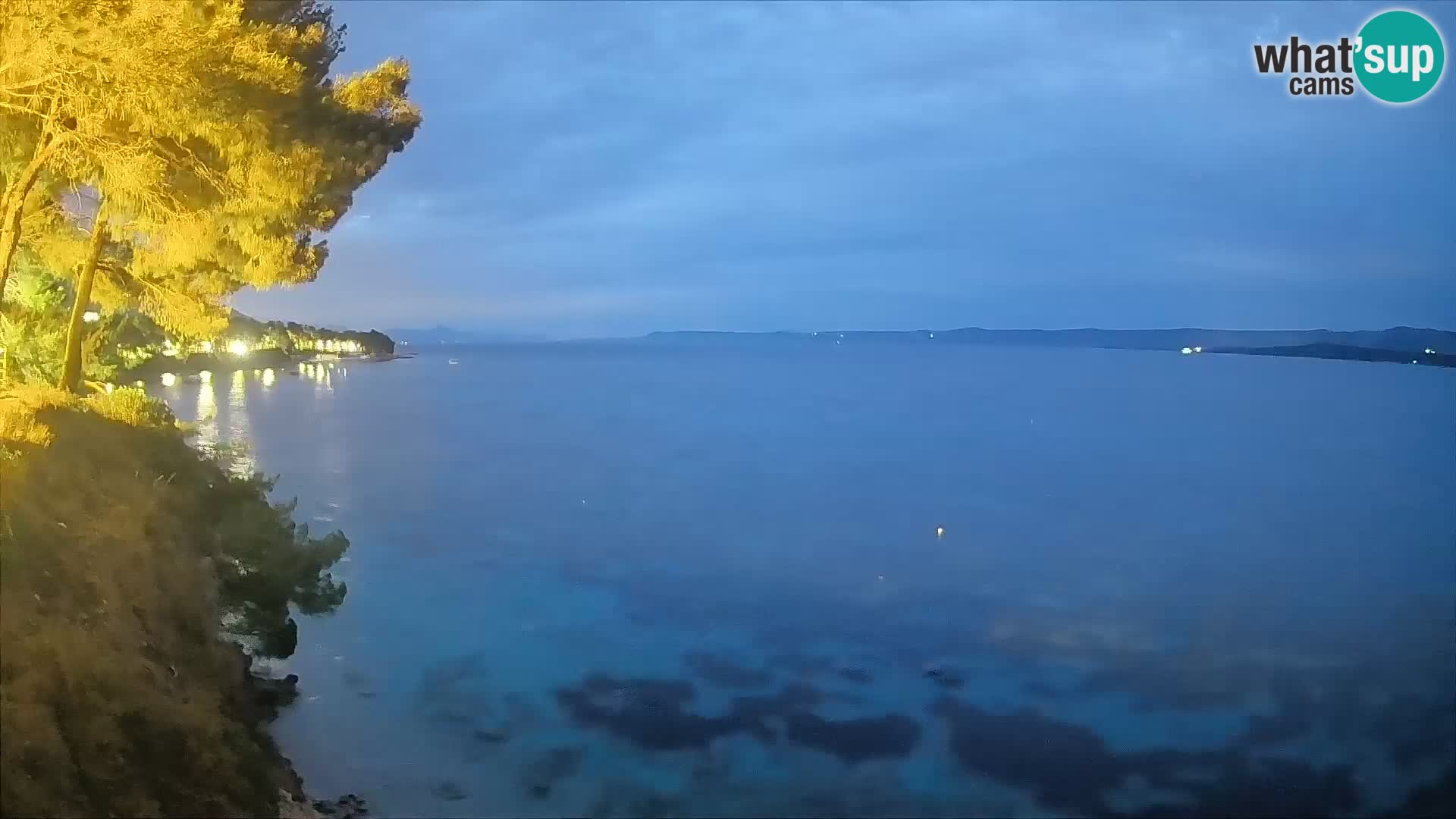 Webcam Potočine Beach Bol – Live View of Borak Beach, Brač Island