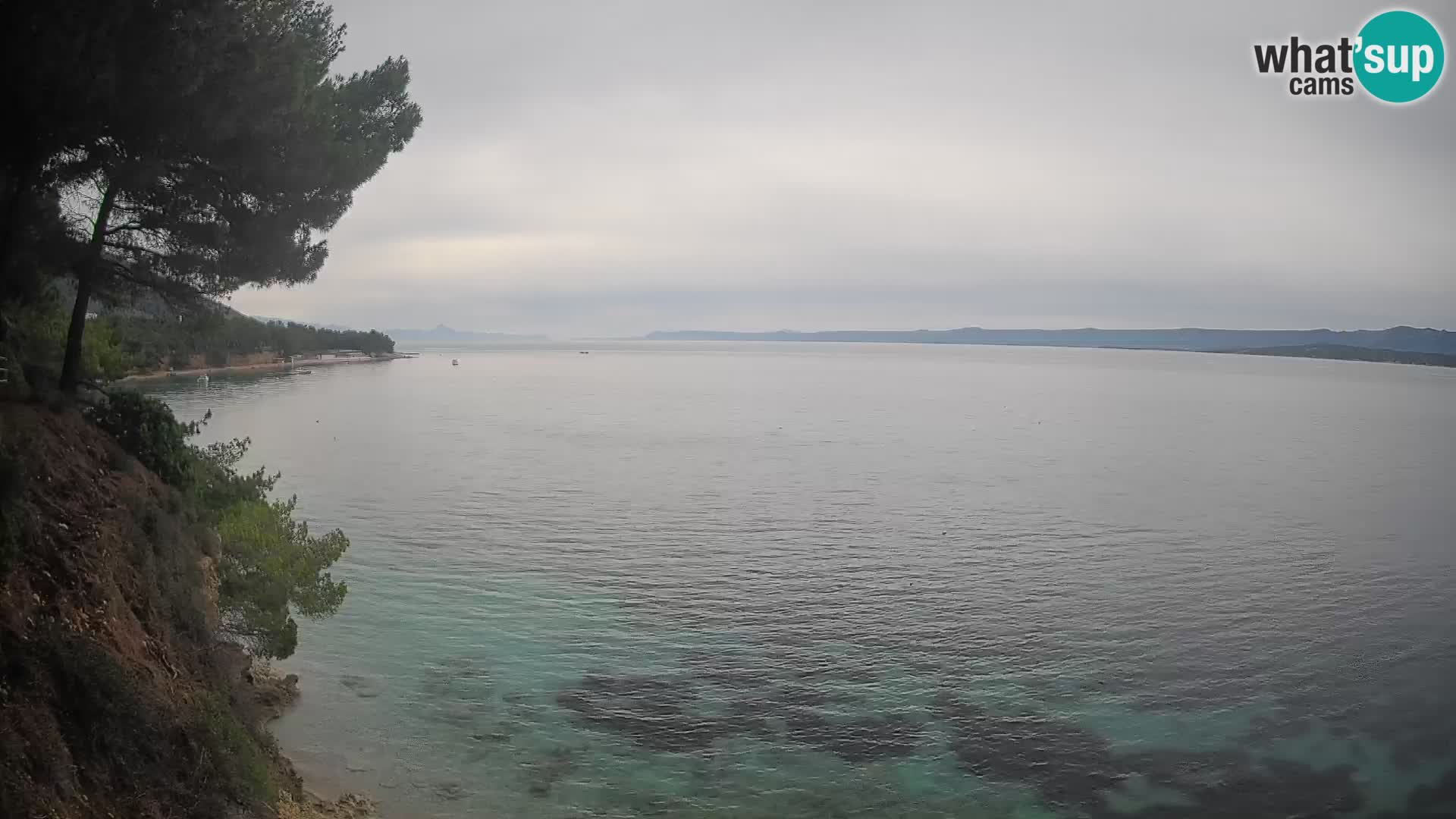 Webcam Potočine Beach Bol – Live View of Borak Beach, Brač Island