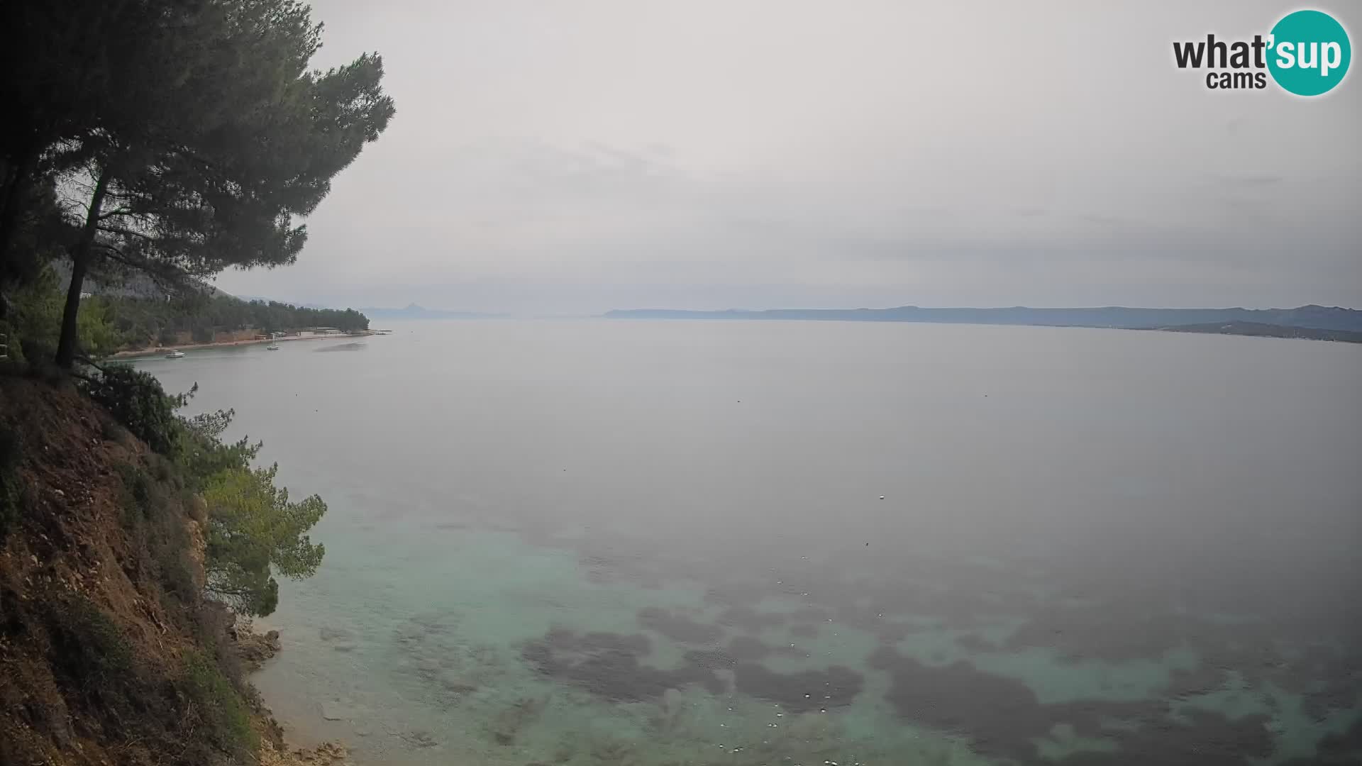 Webcam Strand Potočine Bol – Liveblick auf Borak Beach, Insel Brač