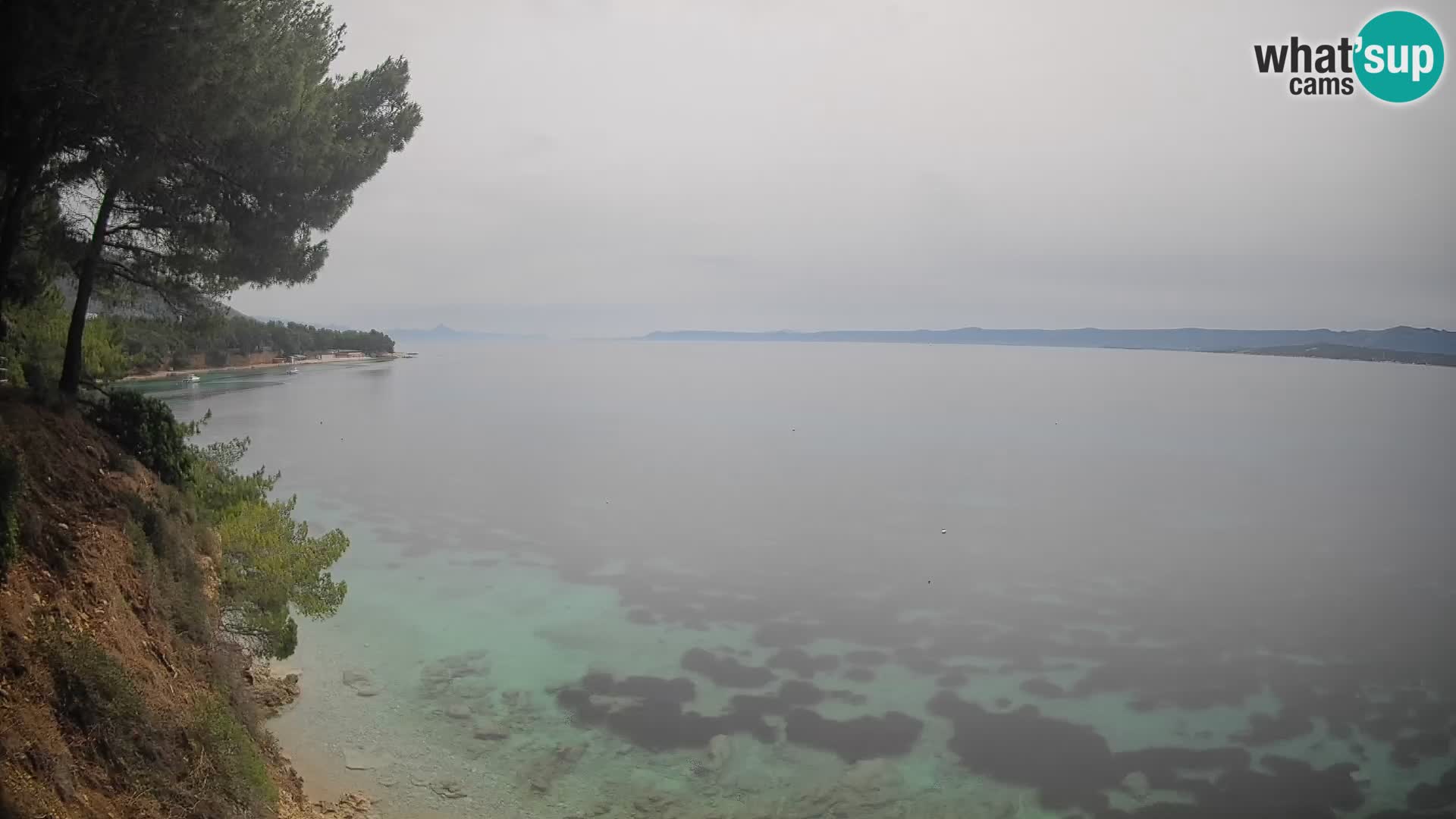 Webcam plage Potočine Bol – Vue en direct sur Borak Beach, île de Brač