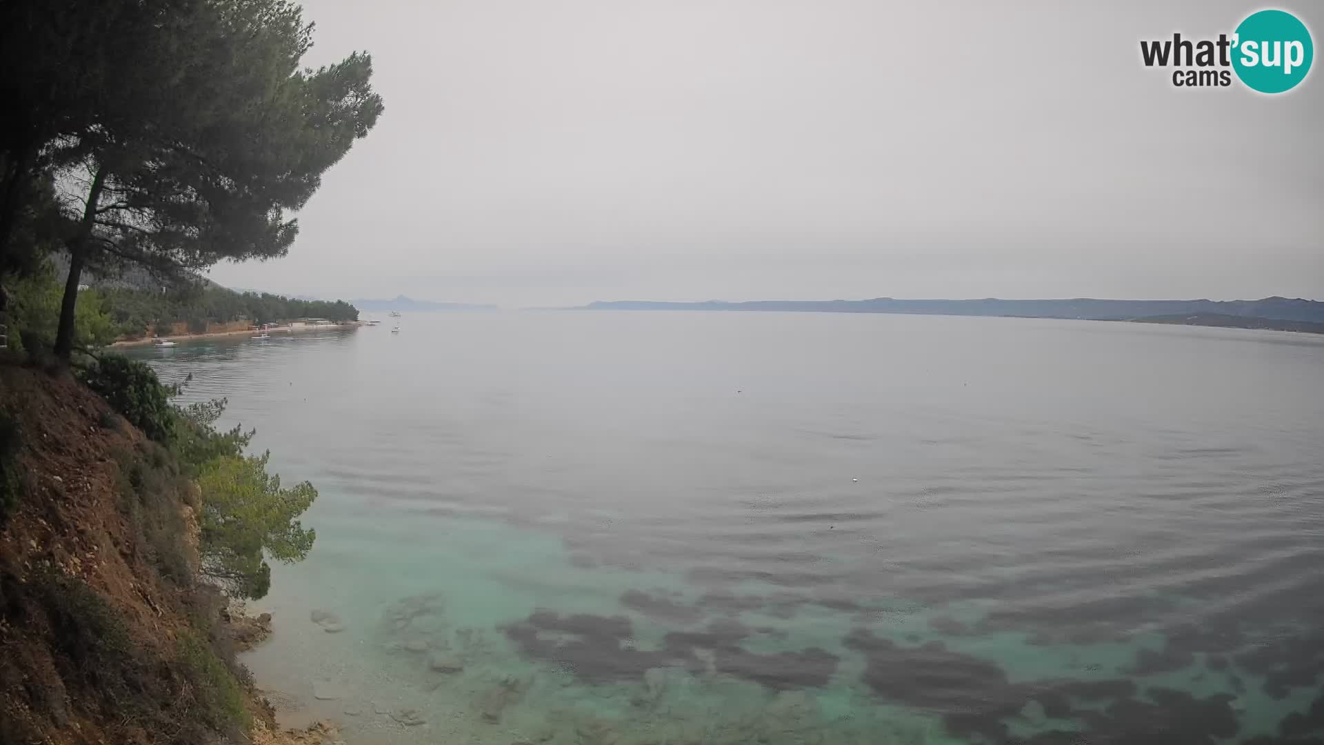 Webcam plage Potočine Bol – Vue en direct sur Borak Beach, île de Brač