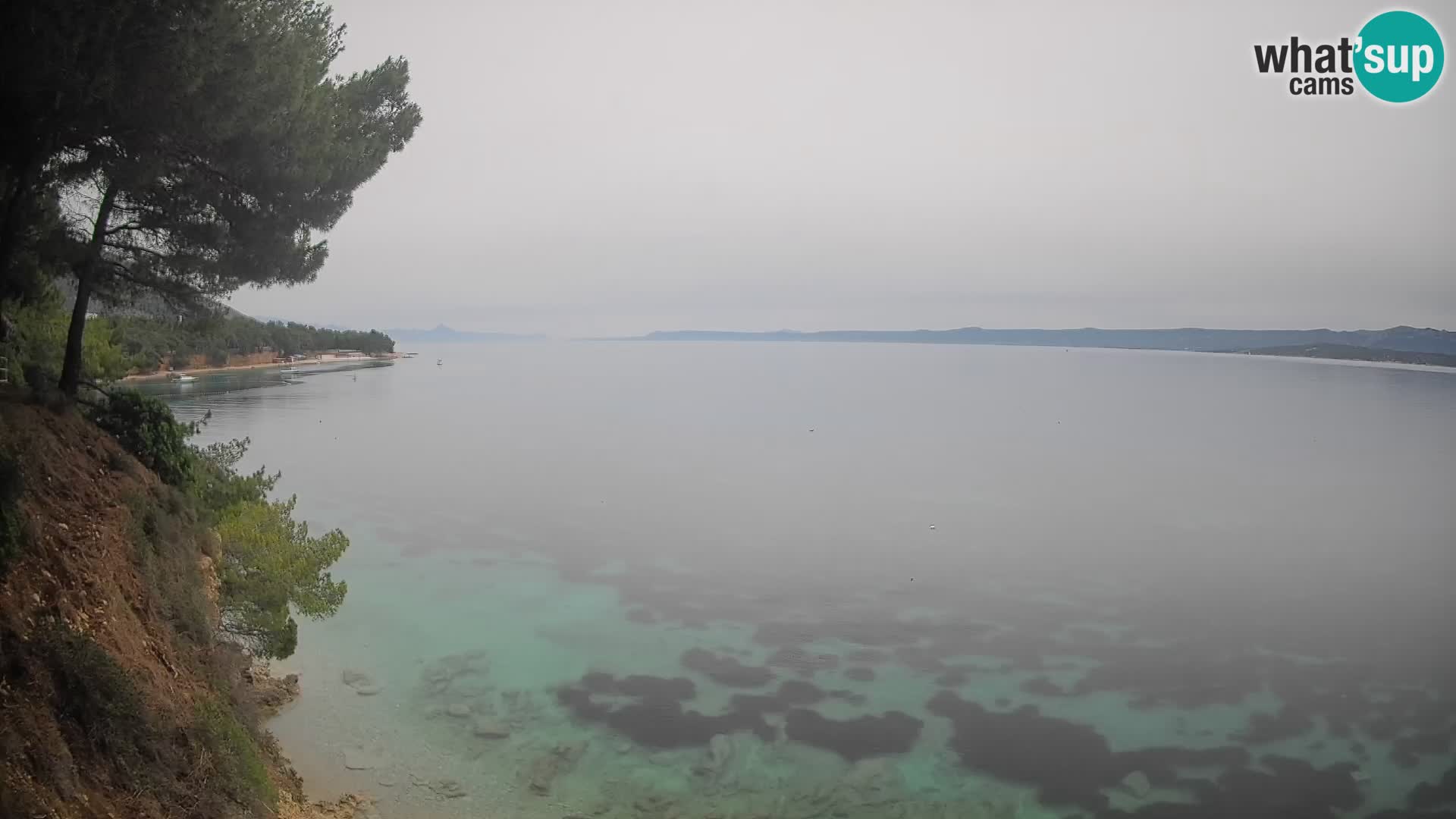 Webcam Potočine Beach Bol – Live View of Borak Beach, Brač Island