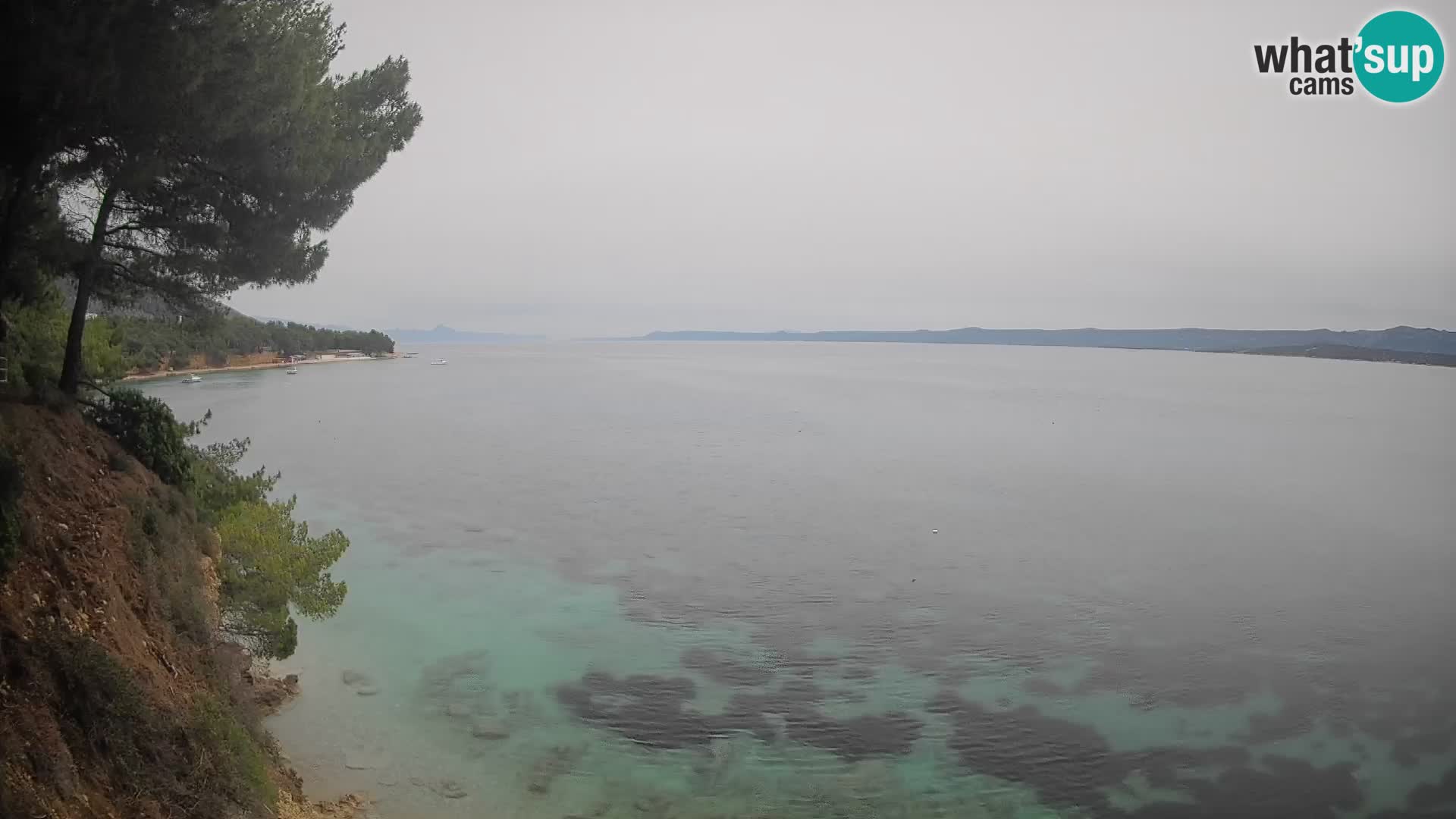 Webcam plage Potočine Bol – Vue en direct sur Borak Beach, île de Brač