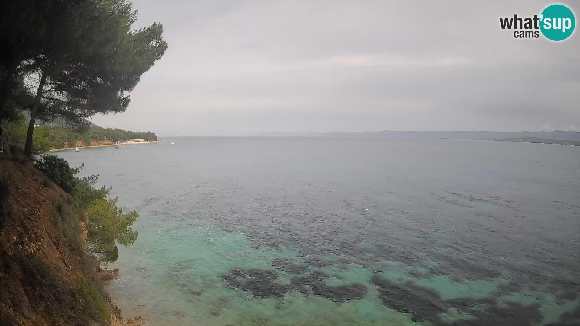 Webcam Playa Potočine Bol – Vista en vivo de Borak Beach, Isla de Brač