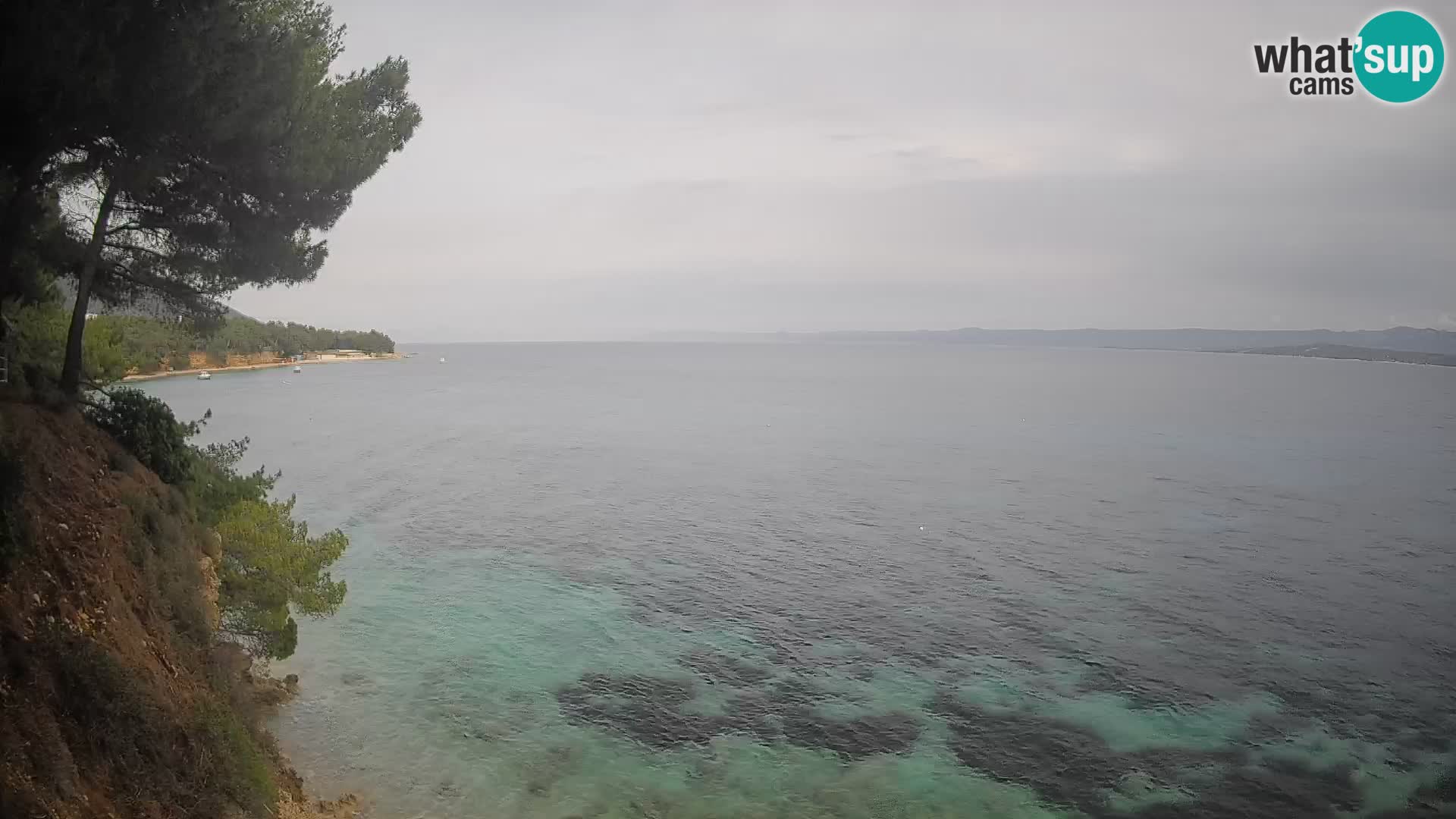 Webcam Playa Potočine Bol – Vista en vivo de Borak Beach, Isla de Brač