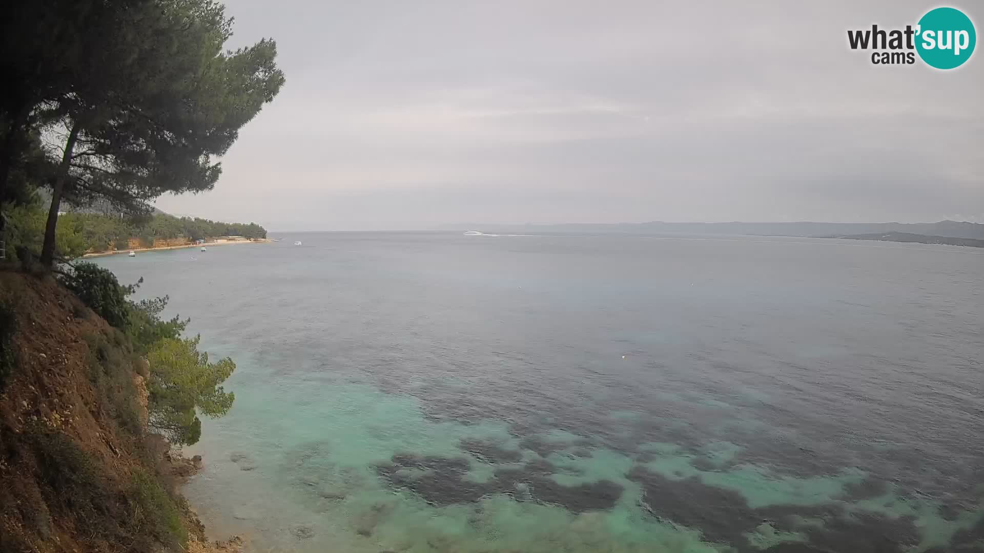 Webcam Playa Potočine Bol – Vista en vivo de Borak Beach, Isla de Brač