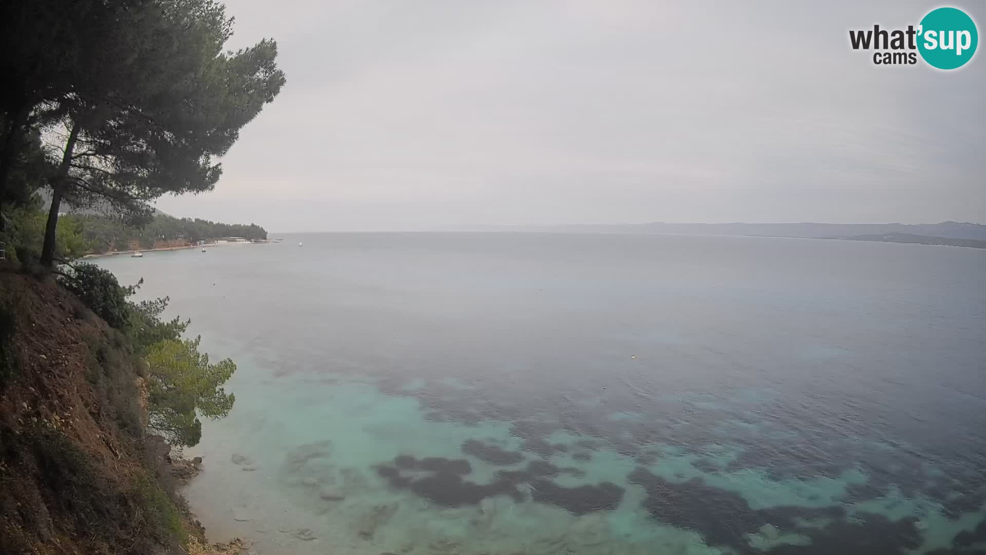 Webcam Potočine Beach Bol – Live View of Borak Beach, Brač Island