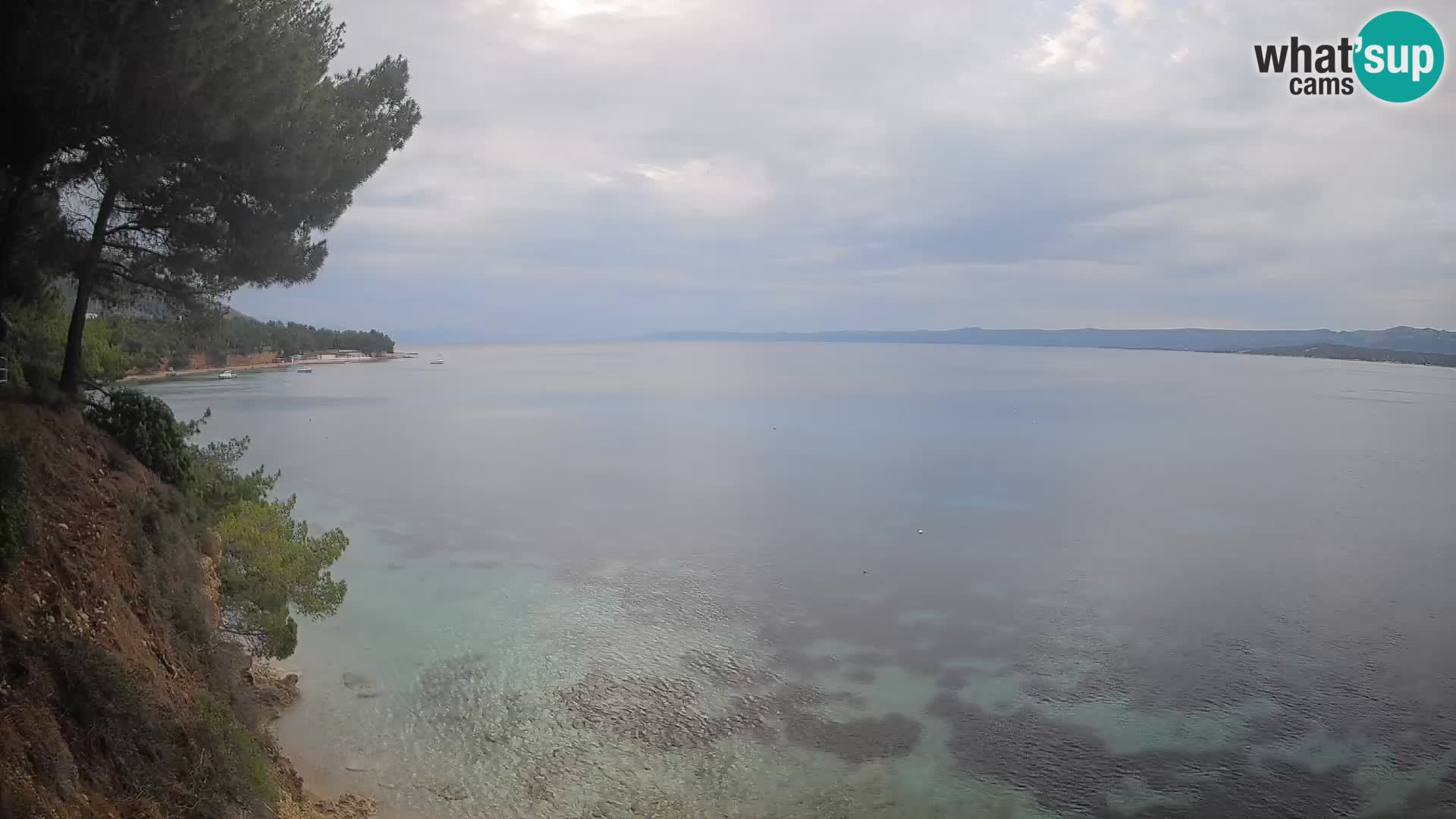 Web kamera Potočine Bol – Pogled uživo na plažu Borak, otok Brač