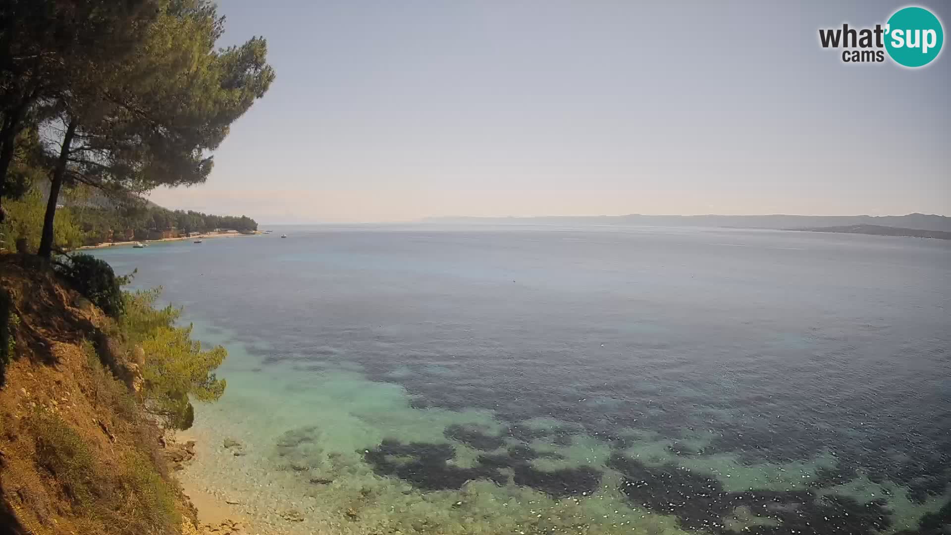 Webcam Strand Potočine Bol – Liveblick auf Borak Beach, Insel Brač
