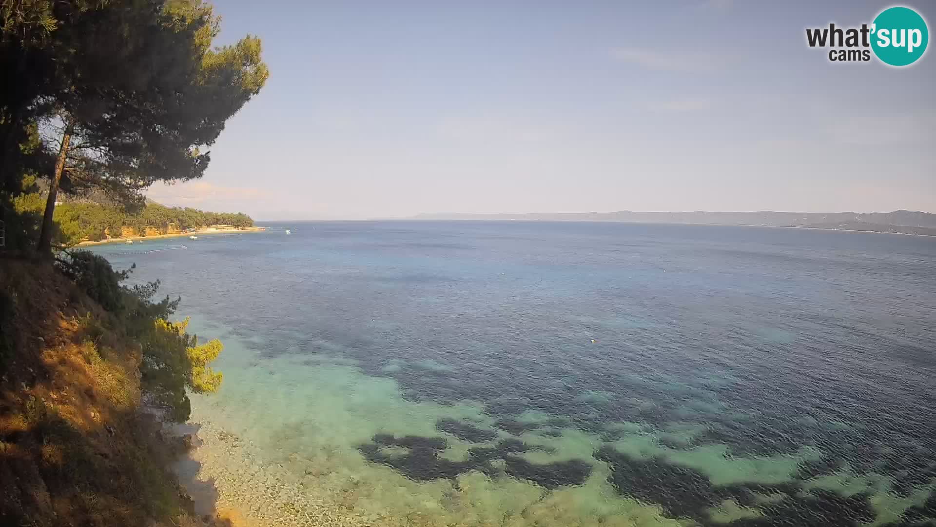 Webcam Strand Potočine Bol – Liveblick auf Borak Beach, Insel Brač