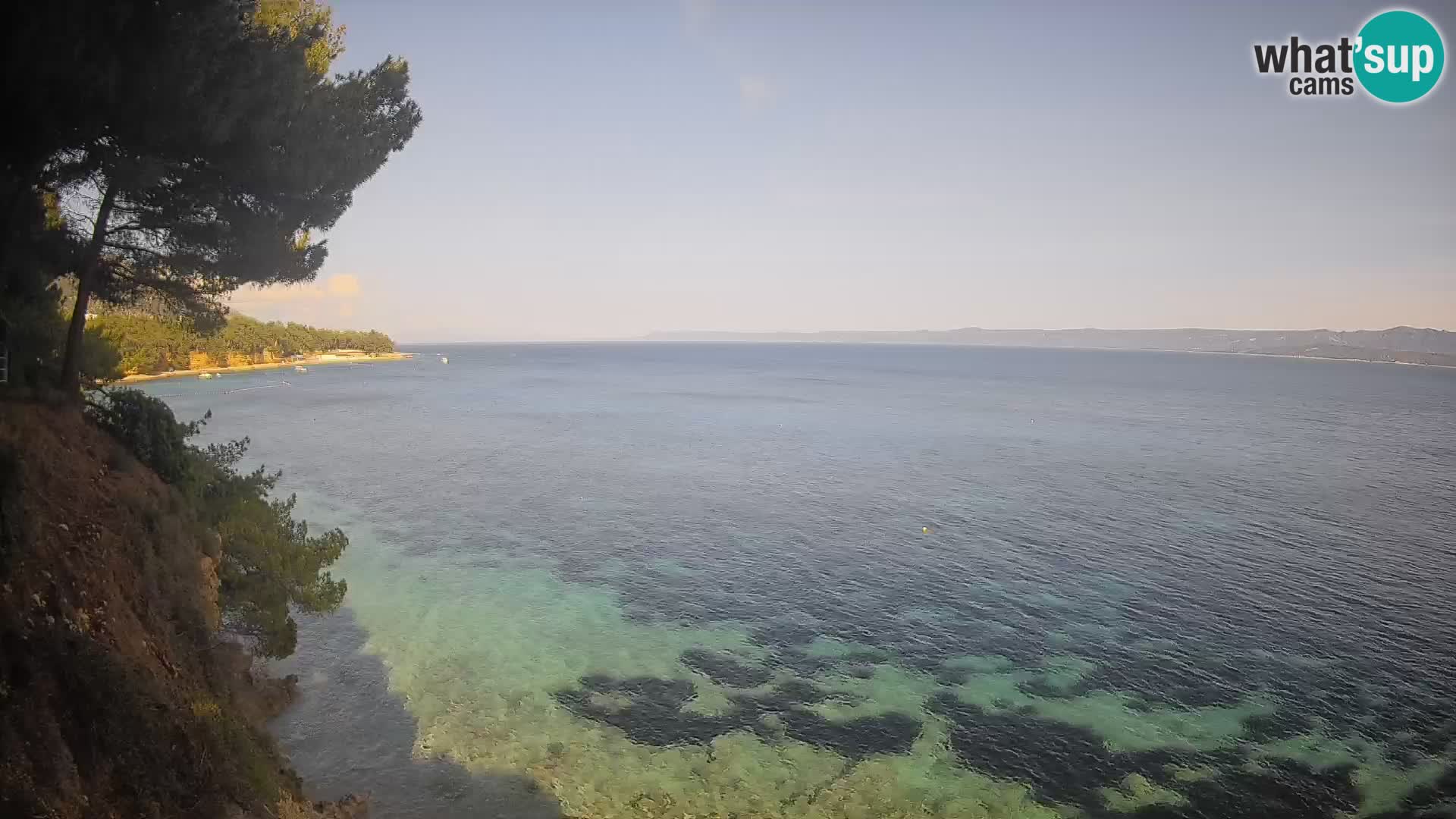 Webcam Potočine Beach Bol – Live View of Borak Beach, Brač Island
