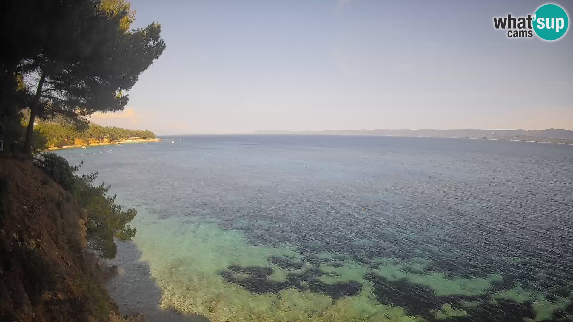 Webcam Strand Potočine Bol – Liveblick auf Borak Beach, Insel Brač