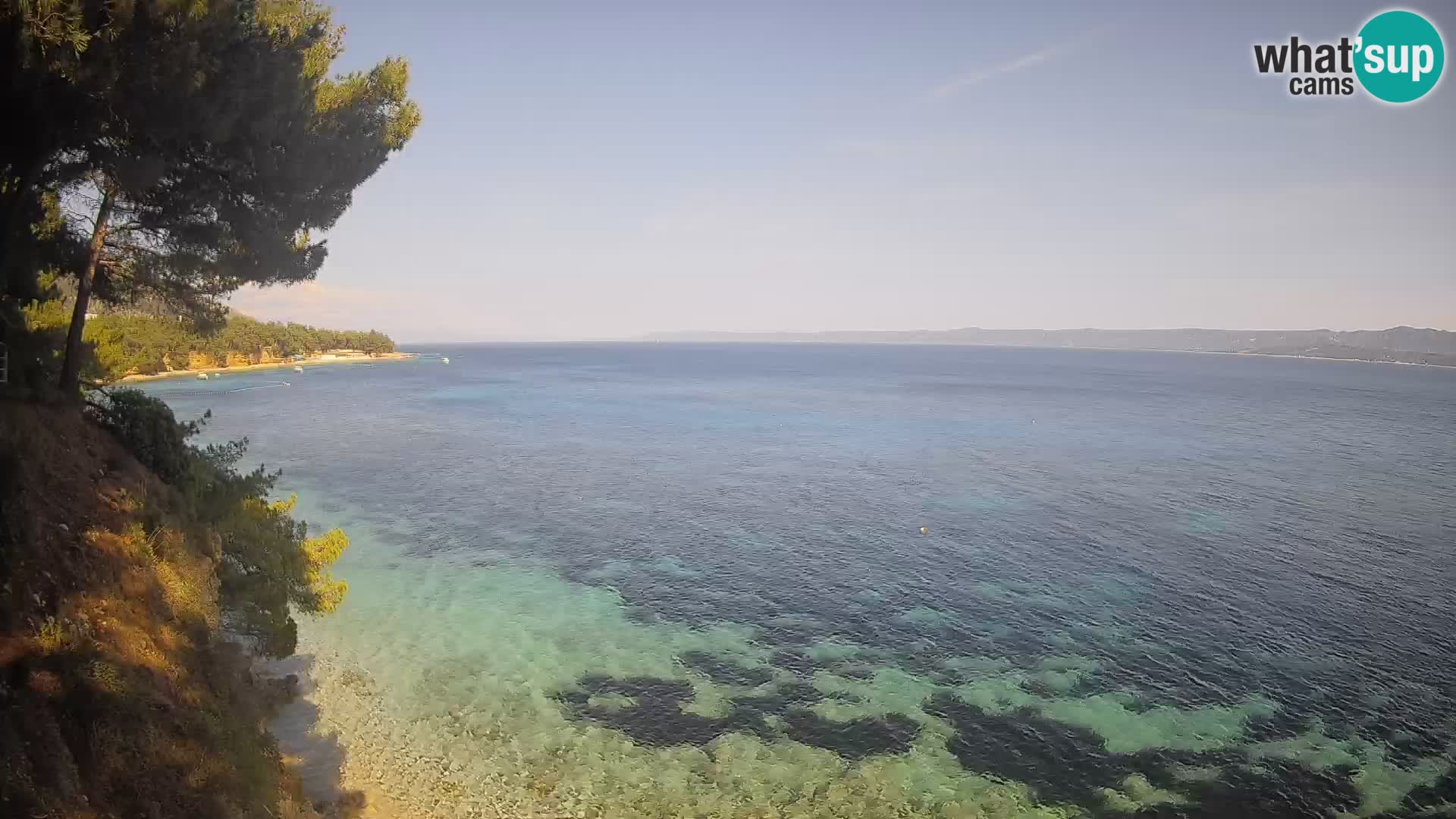 Webcam Strand Potočine Bol – Liveblick auf Borak Beach, Insel Brač
