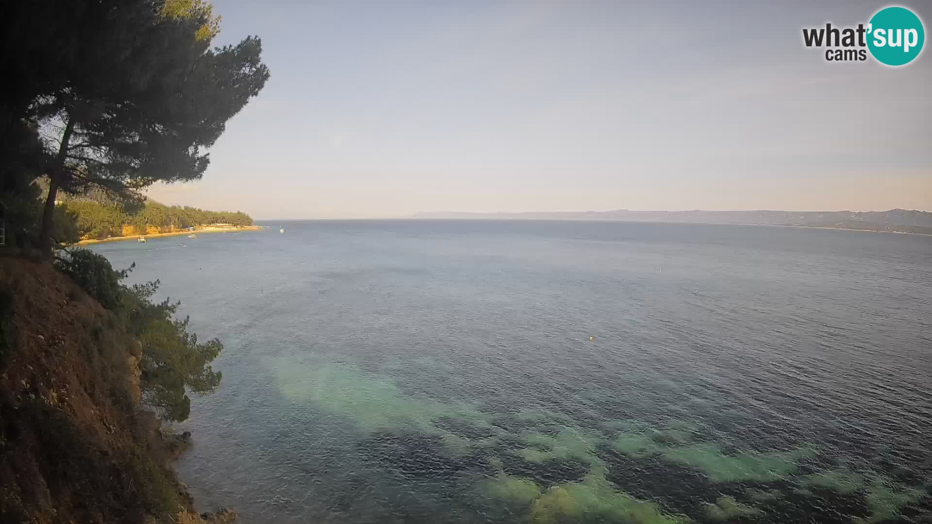 Webcam Strand Potočine Bol – Liveblick auf Borak Beach, Insel Brač