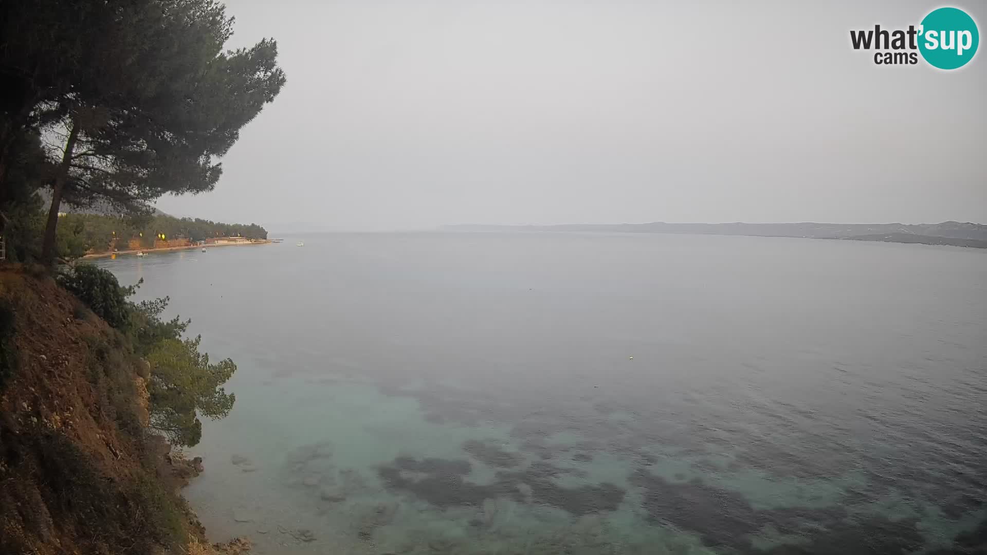Web kamera Potočine Bol – Pogled uživo na plažu Borak, otok Brač