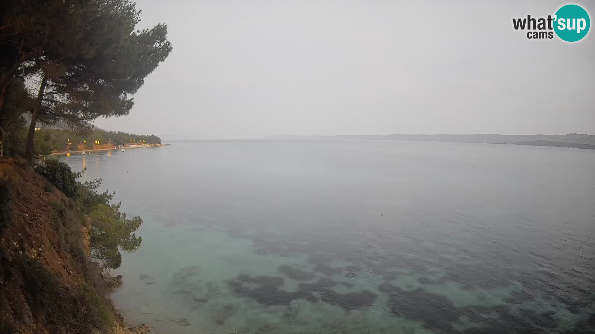 Webcam plage Potočine Bol – Vue en direct sur Borak Beach, île de Brač