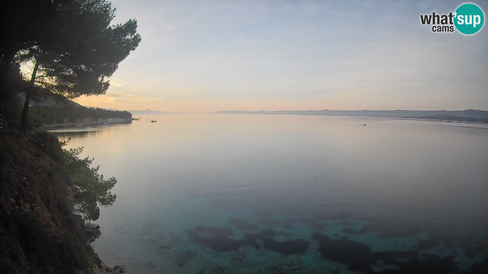 Webcam plage Potočine Bol – Vue en direct sur Borak Beach, île de Brač