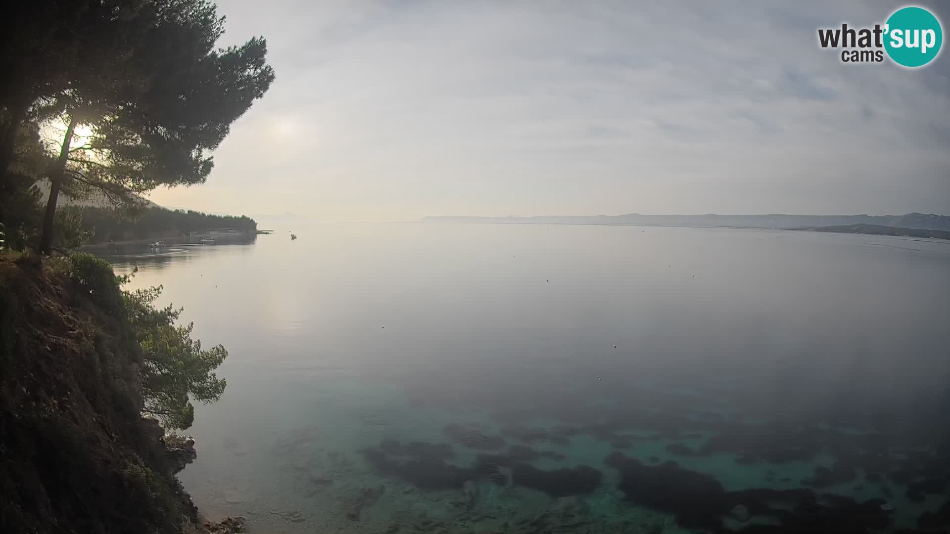 Webcam plage Potočine Bol – Vue en direct sur Borak Beach, île de Brač