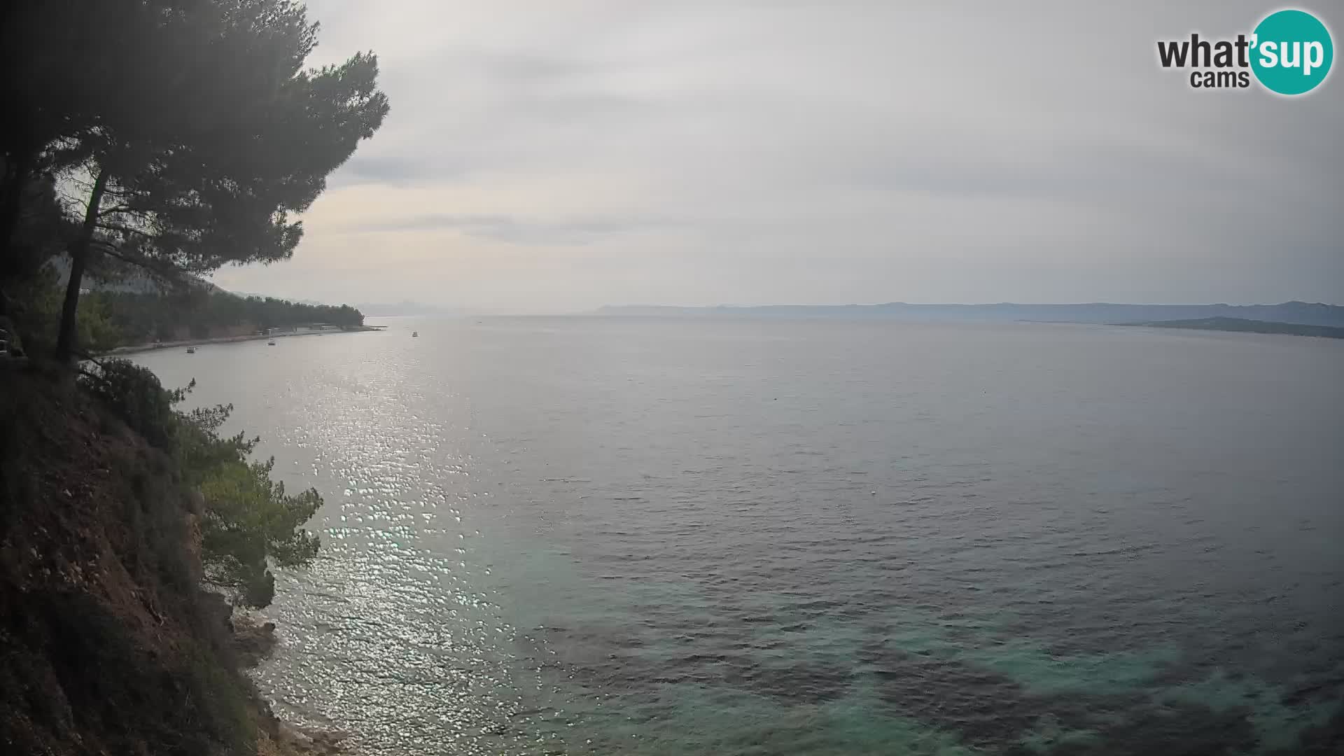 Webcam Potočine Beach Bol – Live View of Borak Beach, Brač Island