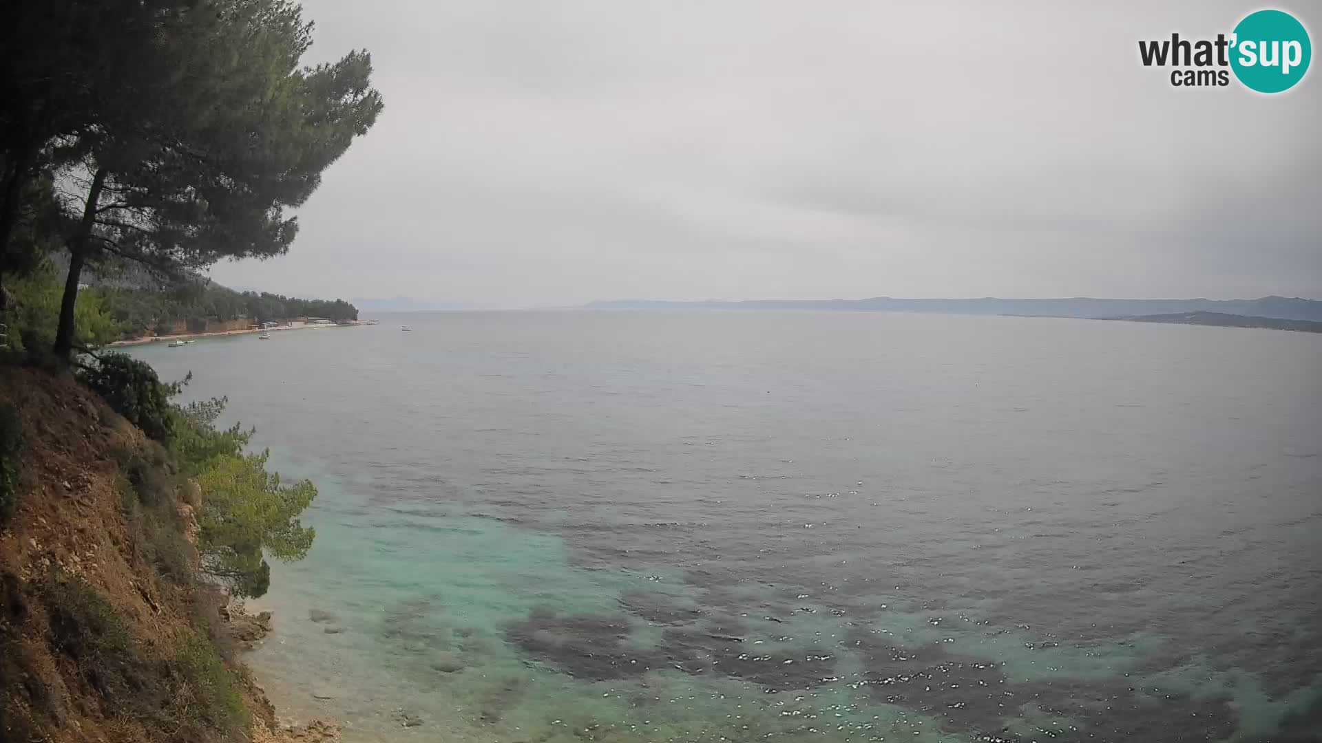 Webcam plage Potočine Bol – Vue en direct sur Borak Beach, île de Brač