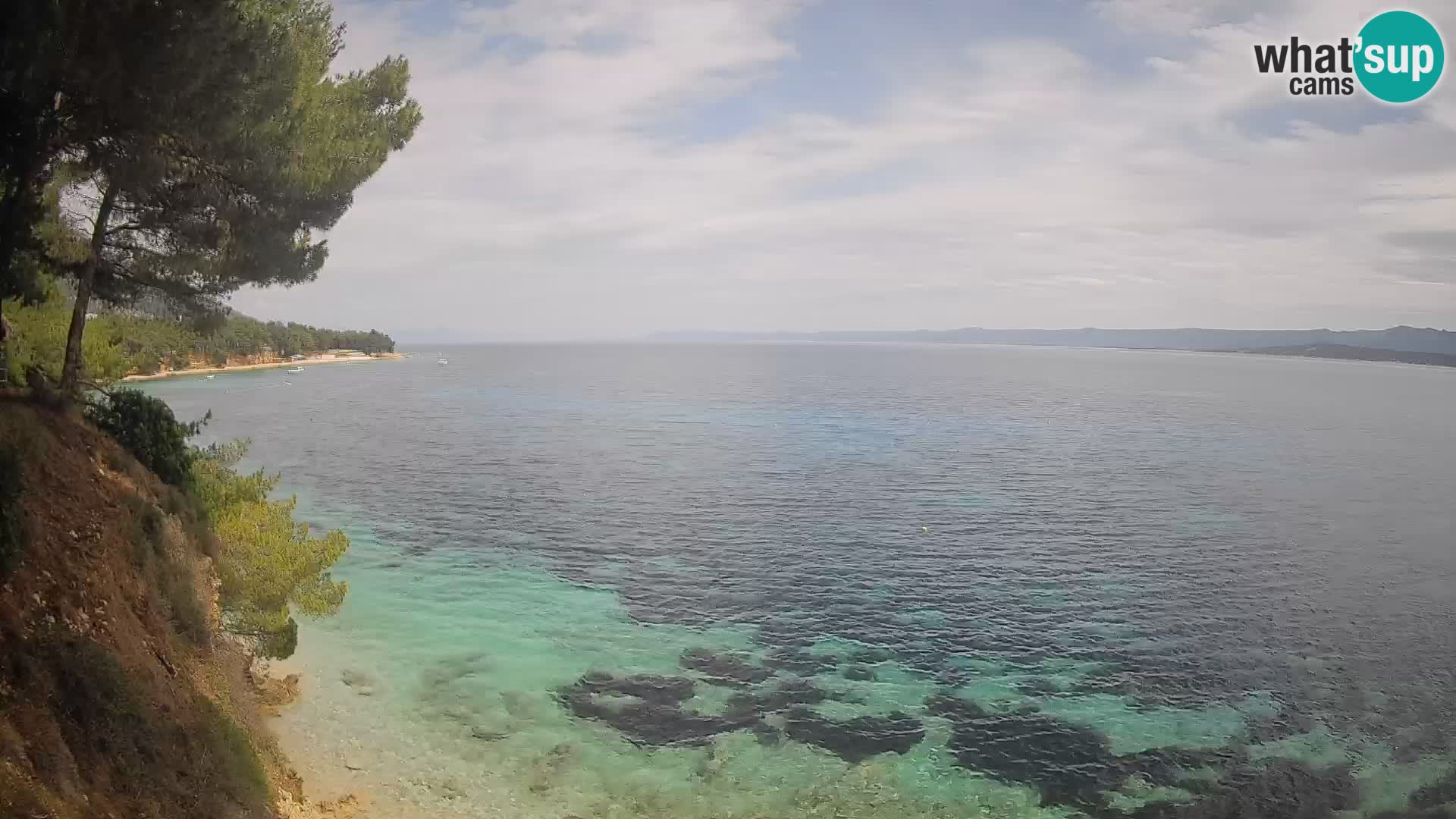 Webcam Strand Potočine Bol – Liveblick auf Borak Beach, Insel Brač