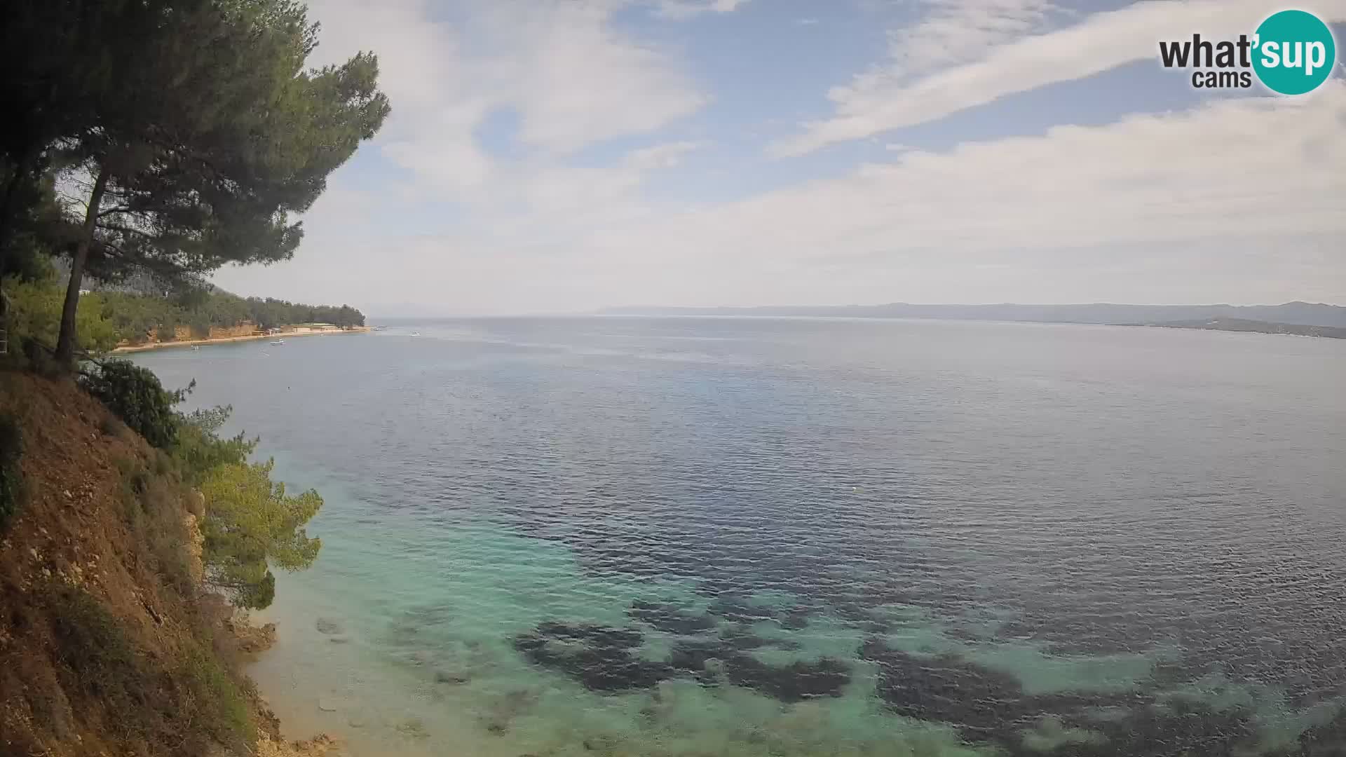 Webcam Playa Potočine Bol – Vista en vivo de Borak Beach, Isla de Brač