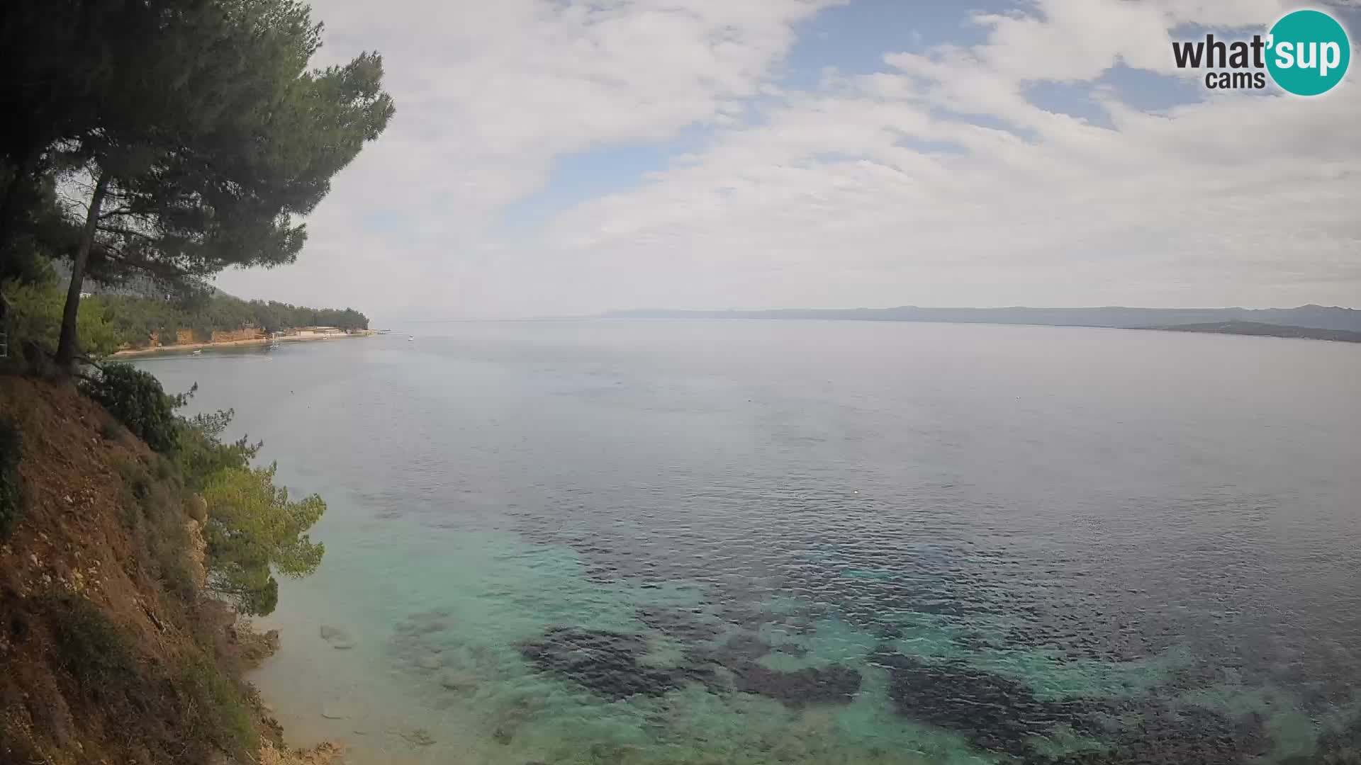 Webcam Playa Potočine Bol – Vista en vivo de Borak Beach, Isla de Brač