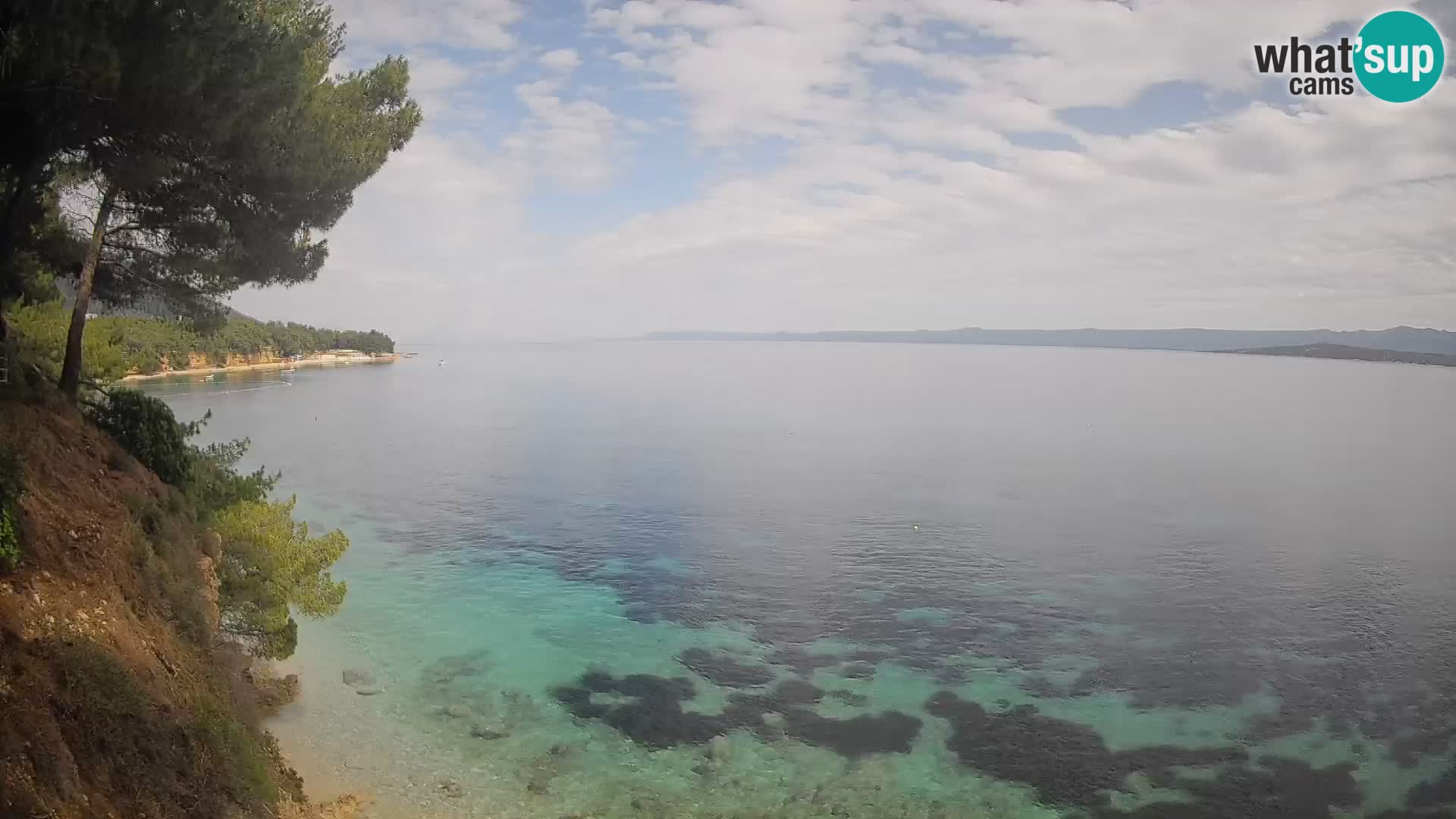 Webcam Strand Potočine Bol – Liveblick auf Borak Beach, Insel Brač