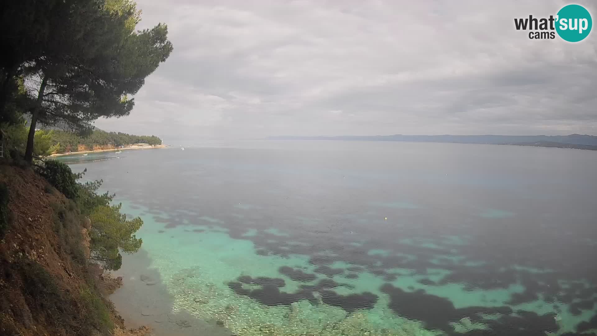 Webcam plage Potočine Bol – Vue en direct sur Borak Beach, île de Brač