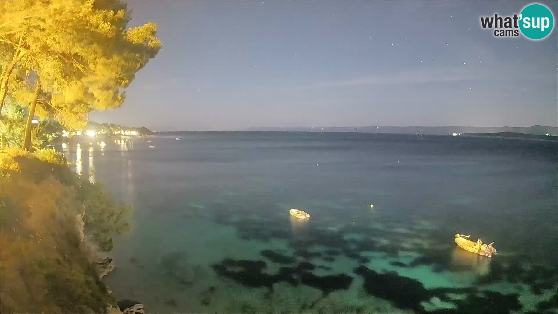 Webcam plage Potočine Bol – Vue en direct sur Borak Beach, île de Brač