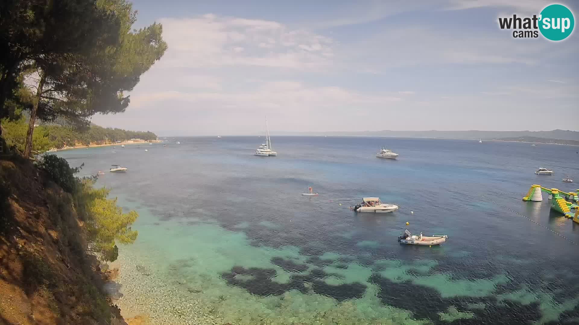 Webcam plage Potočine Bol – Vue en direct sur Borak Beach, île de Brač
