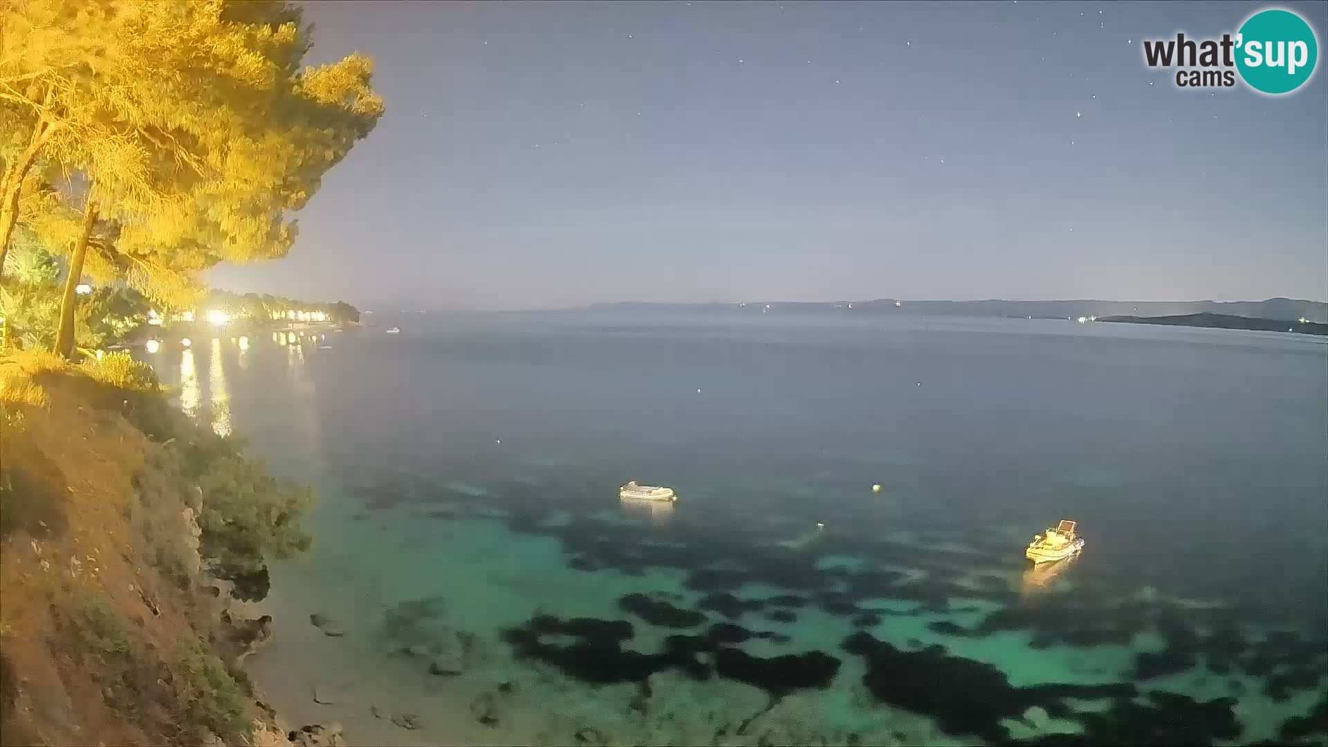 Webcam Playa Potočine Bol – Vista en vivo de Borak Beach, Isla de Brač