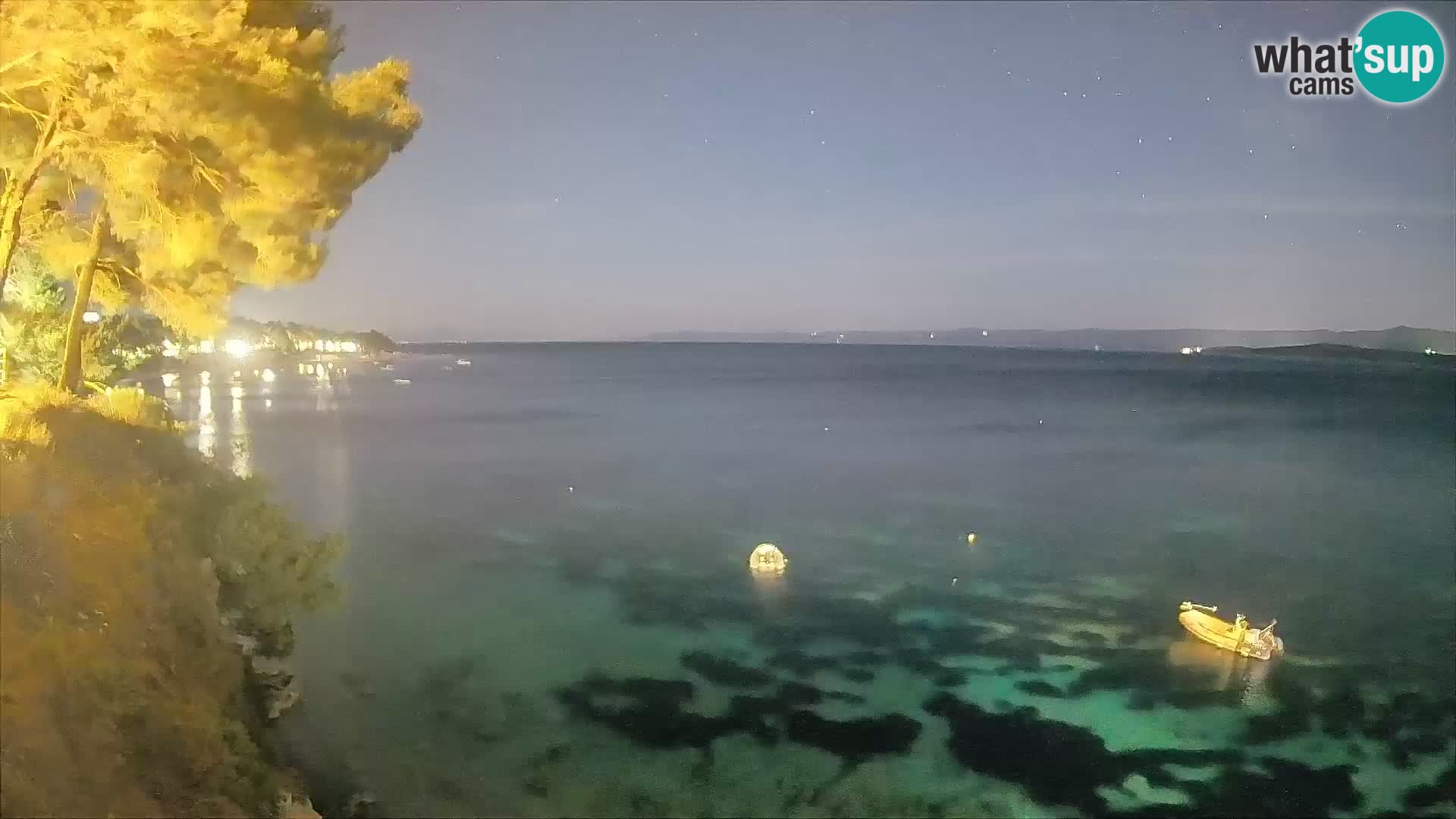 Webcam Potočine Beach Bol – Live View of Borak Beach, Brač Island