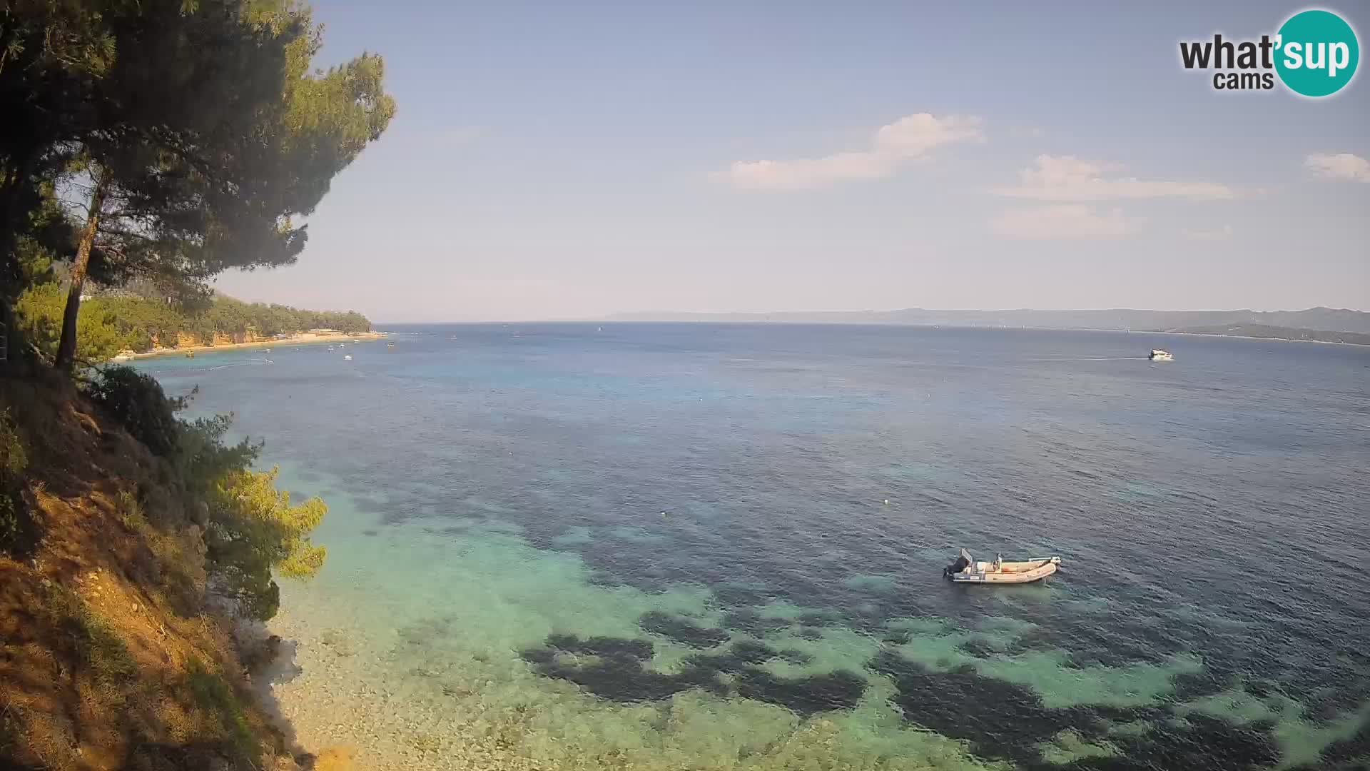 Webcam Strand Potočine Bol – Liveblick auf Borak Beach, Insel Brač