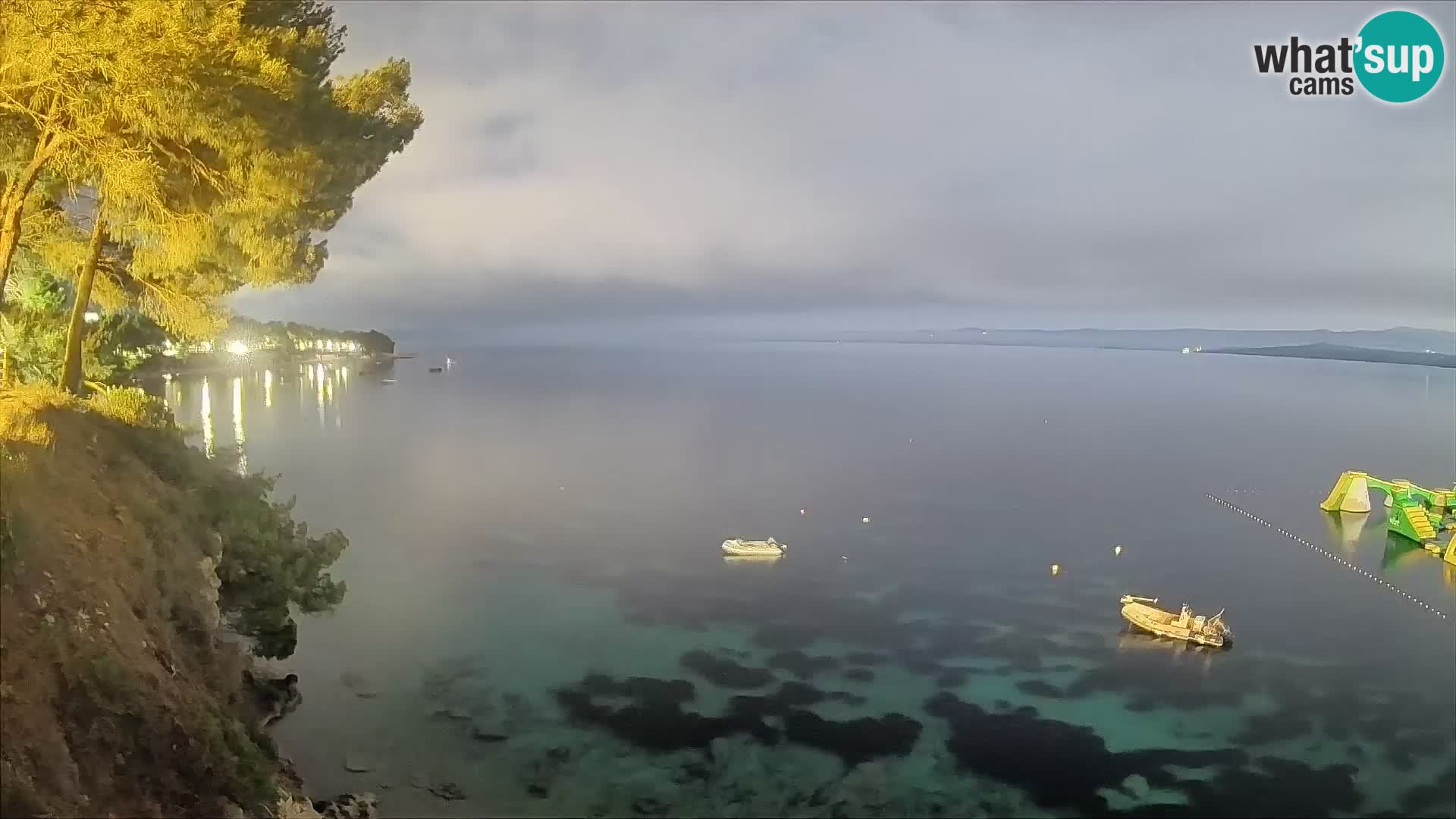 Webcam Strand Potočine Bol – Liveblick auf Borak Beach, Insel Brač